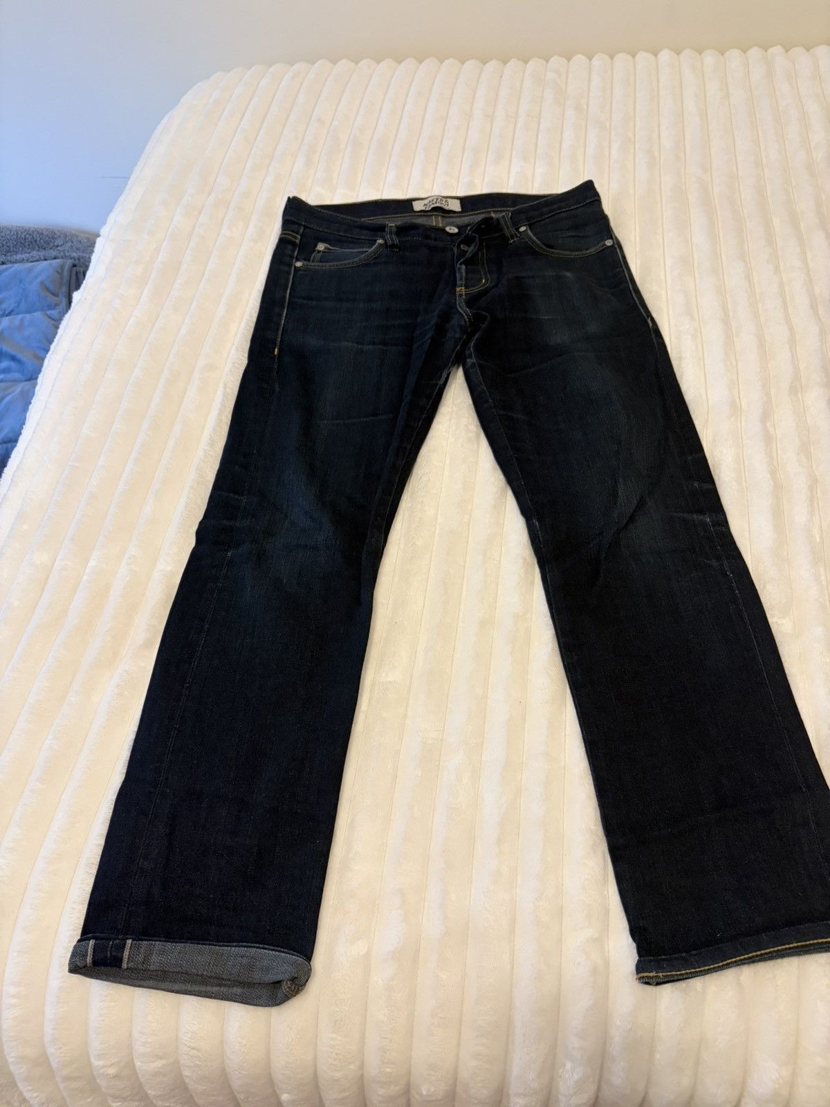 Naked & Famous Naked & Famous Skinny Guy Indigo Size US 31 - 1 Thumbnail