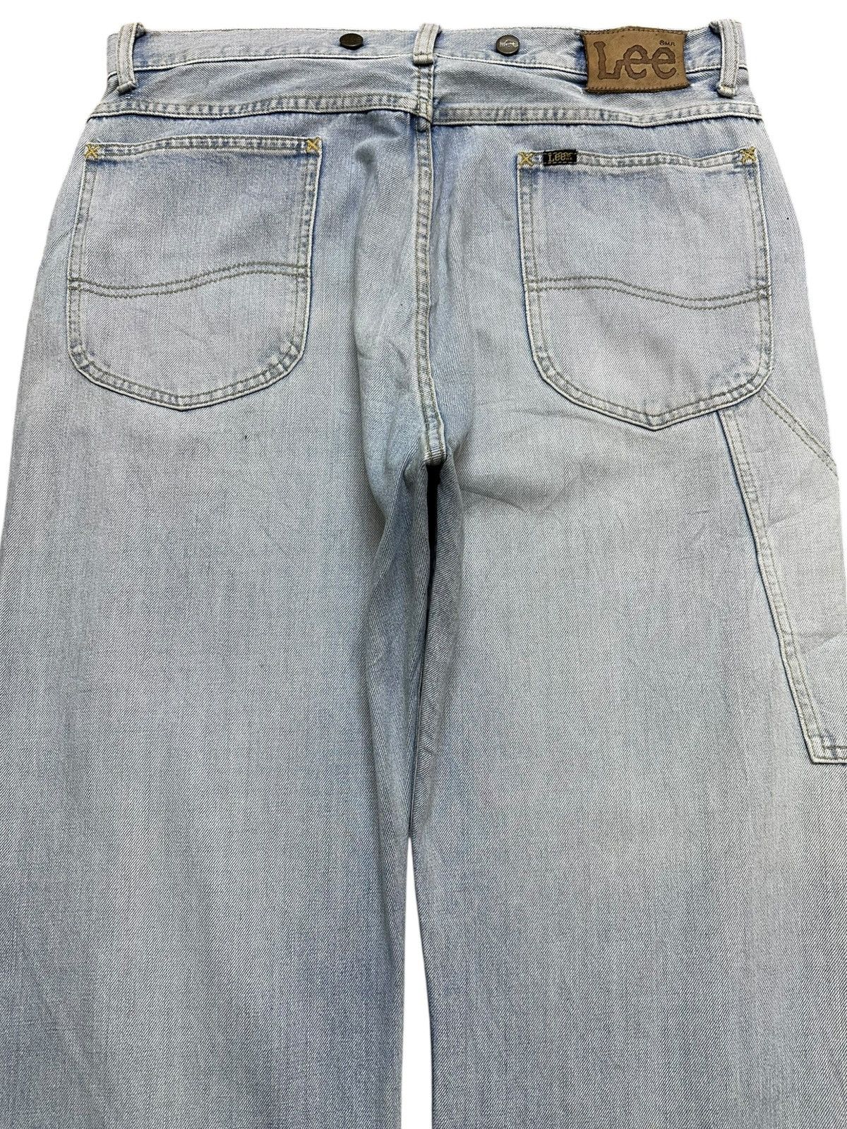 Lee Vintage Lee Baggy Wide Leg Carpenter Cargo Faded Denim Size US 34 / EU 50 - 7 Thumbnail