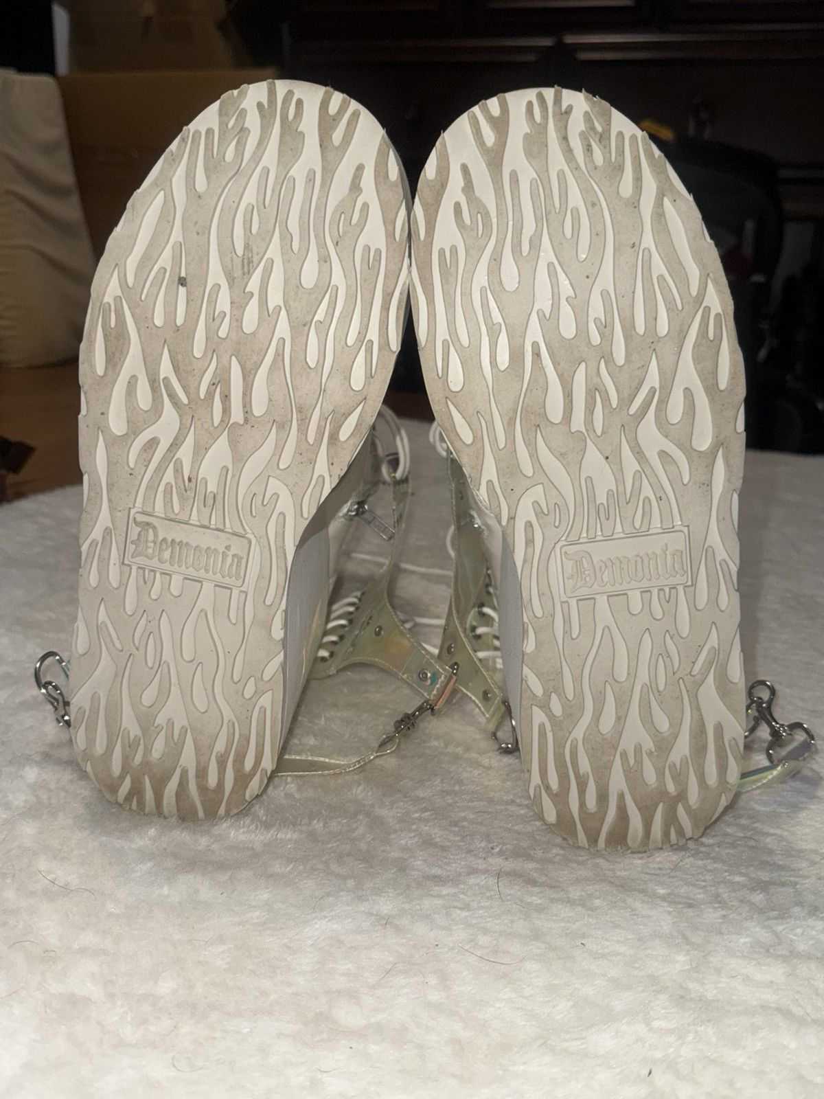 Demonia Cult × New Rock demonia platform boots translucent Size US 12 / IT 42 - 9 Thumbnail