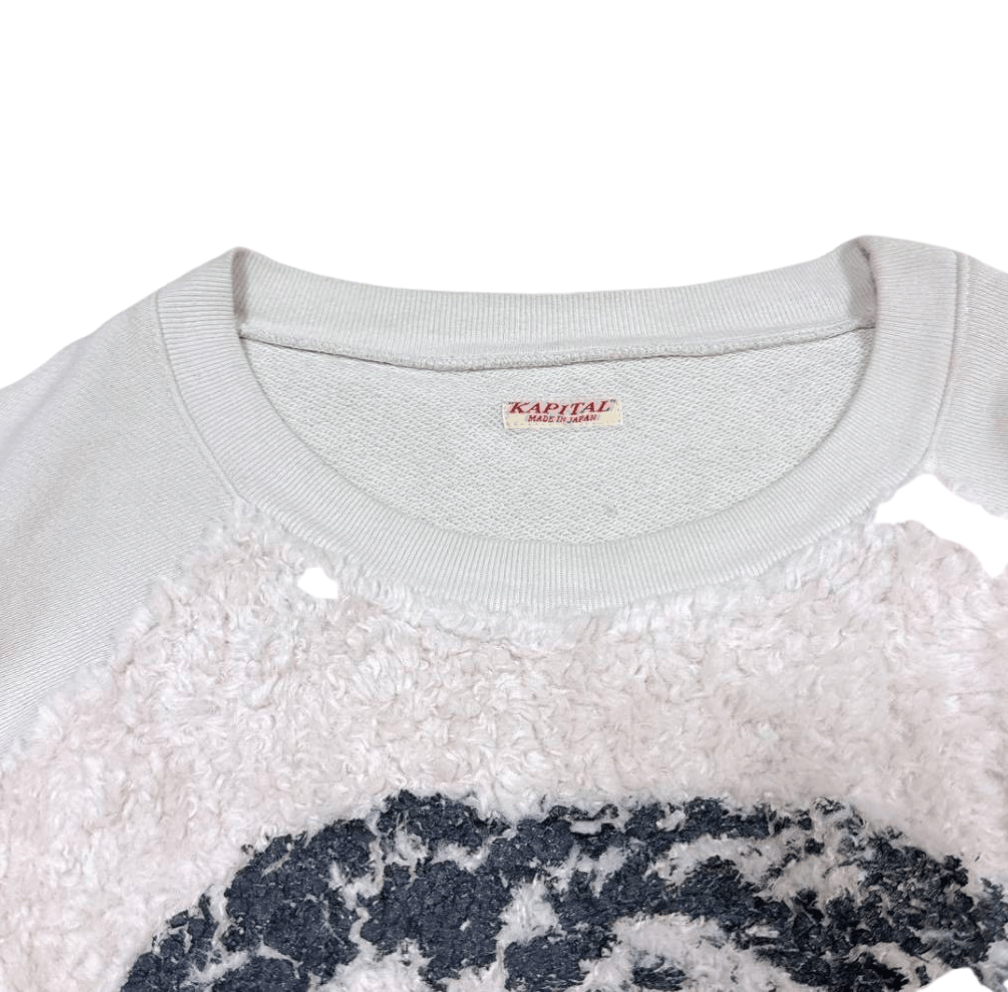 Kapital KAPITAL kapital 30/- Fur Lined Grizzly Sweatshirt Size US L / EU 52-54 / 3 - 3 Thumbnail