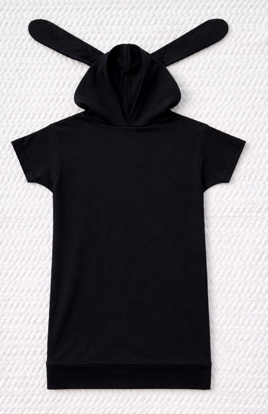 Super Lovers Super Lovers Bunny Hoodie Black Pink Logo Y2K Japan Size M / US 6-8 / IT 42-44 - 6 Thumbnail