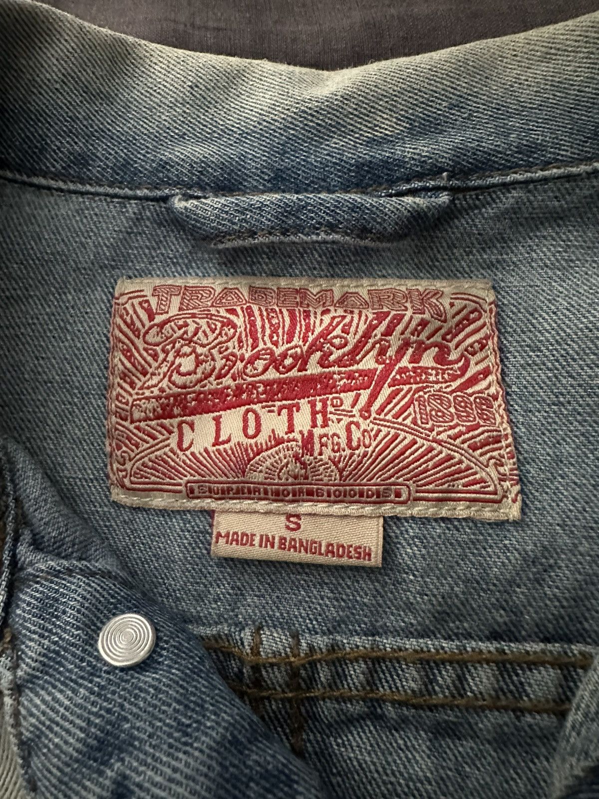 Brooklyn Cloth Washed Blue Denim Jacket Size US S / EU 44-46 / 1 - 5 Thumbnail