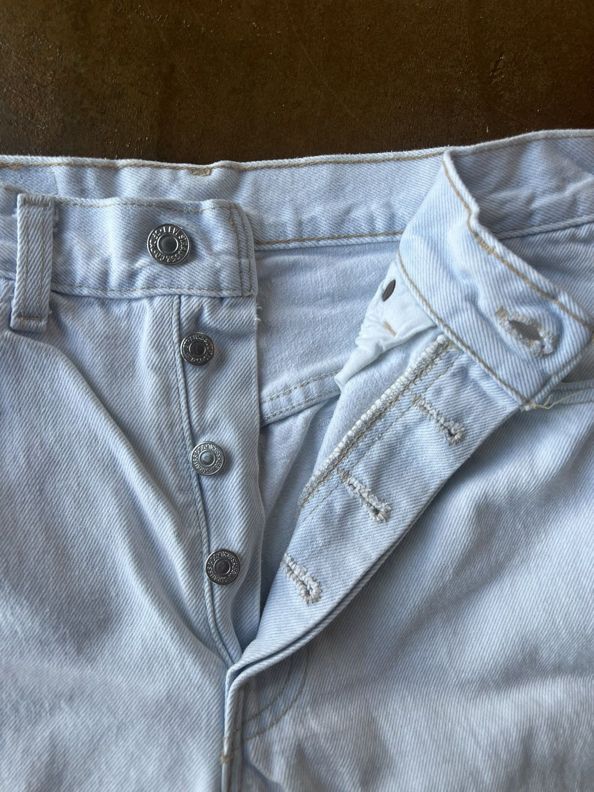 Levi's × Levi's Vintage Clothing Bleached Levi’s 501 Denim jeans Size US 28 / EU 44 - 4 Thumbnail