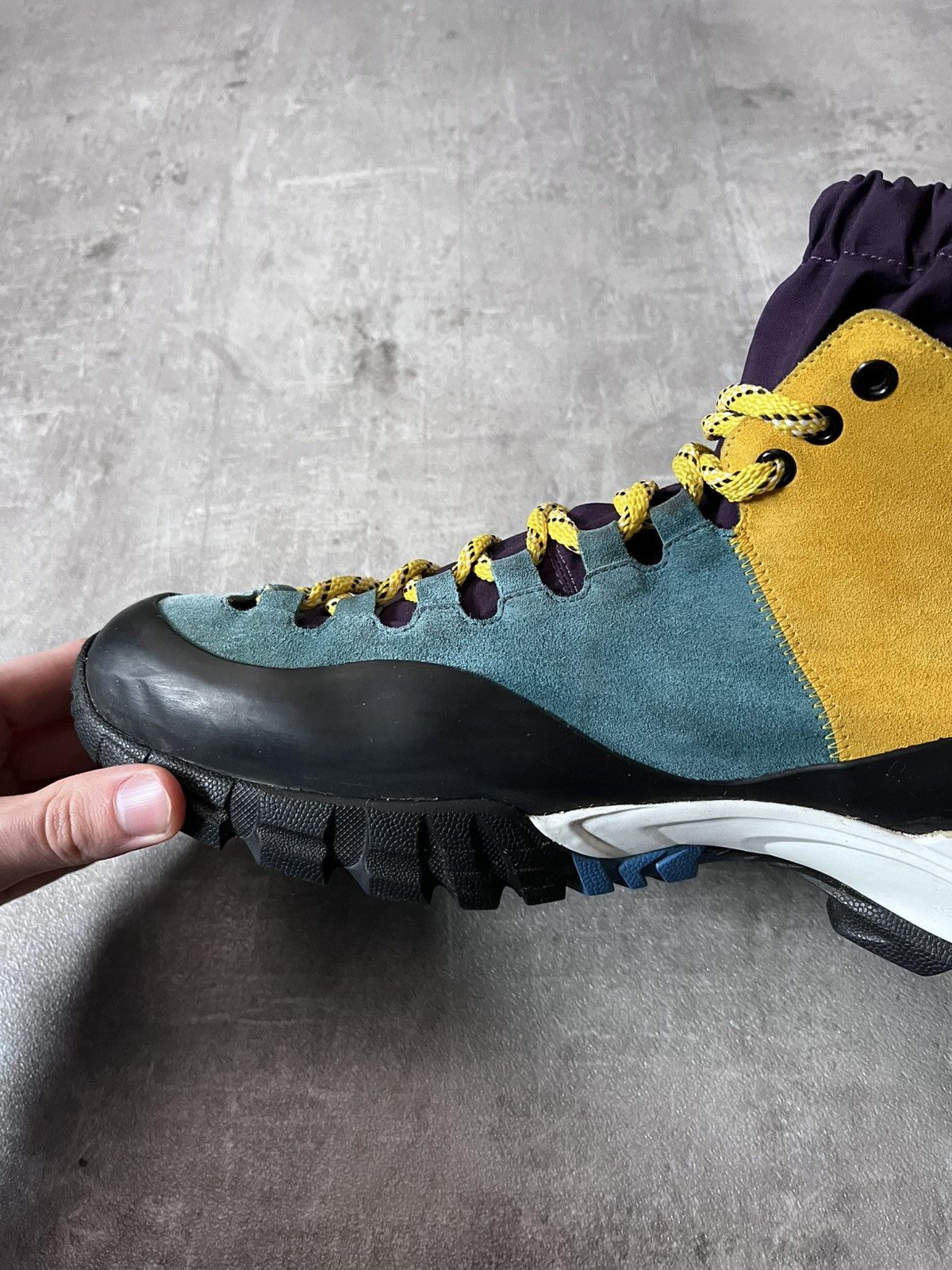 Loewe Loewe ELN Climbing boots shoes yellowe blue black Size US 12 / EU 45 - 12 Thumbnail