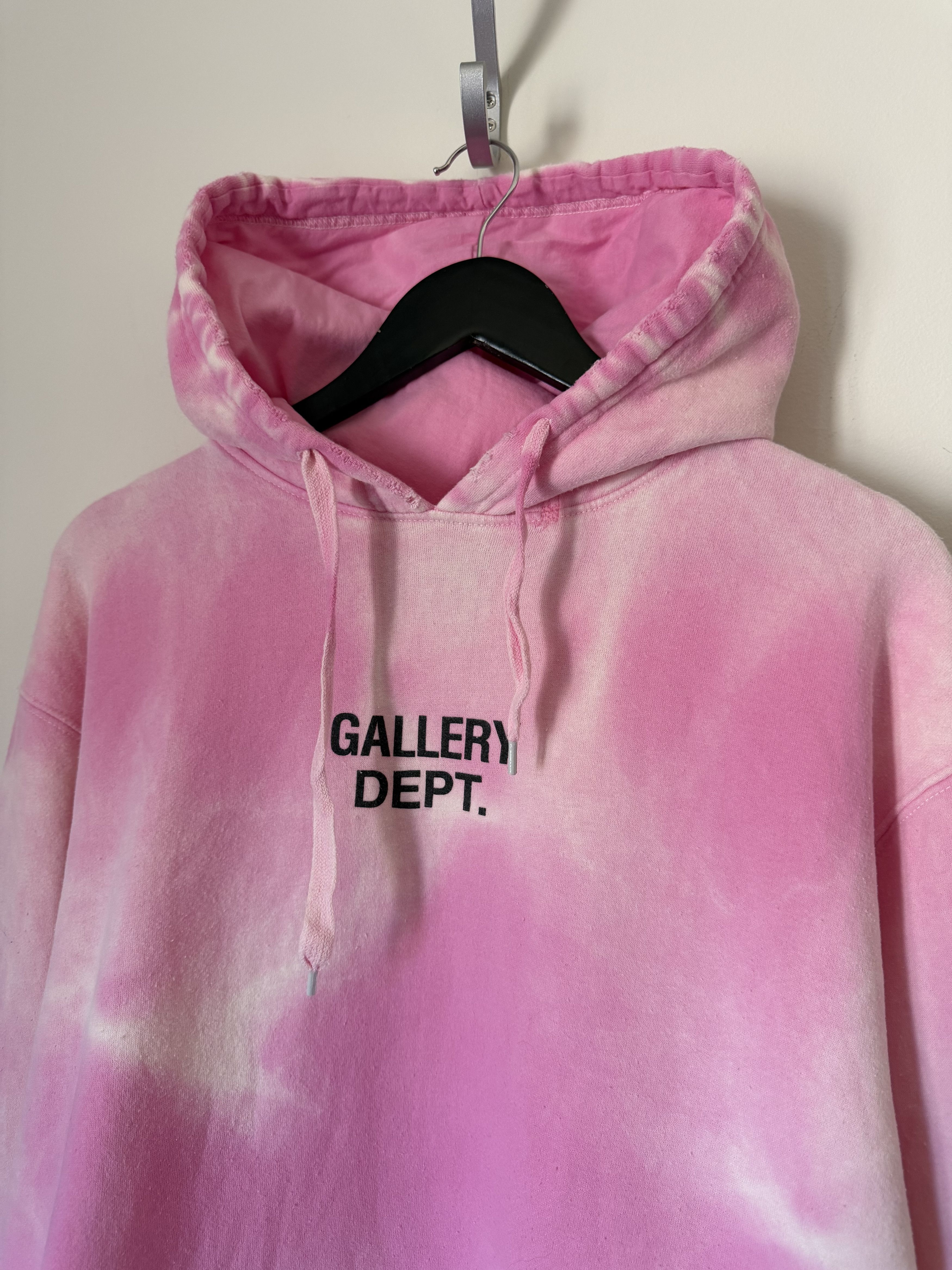 Gallery Dept. Gallery Dept. Centered Logo Sunfaded Hoodie in Pink Size US XXL / EU 58 / 5 - 2 Thumbnail