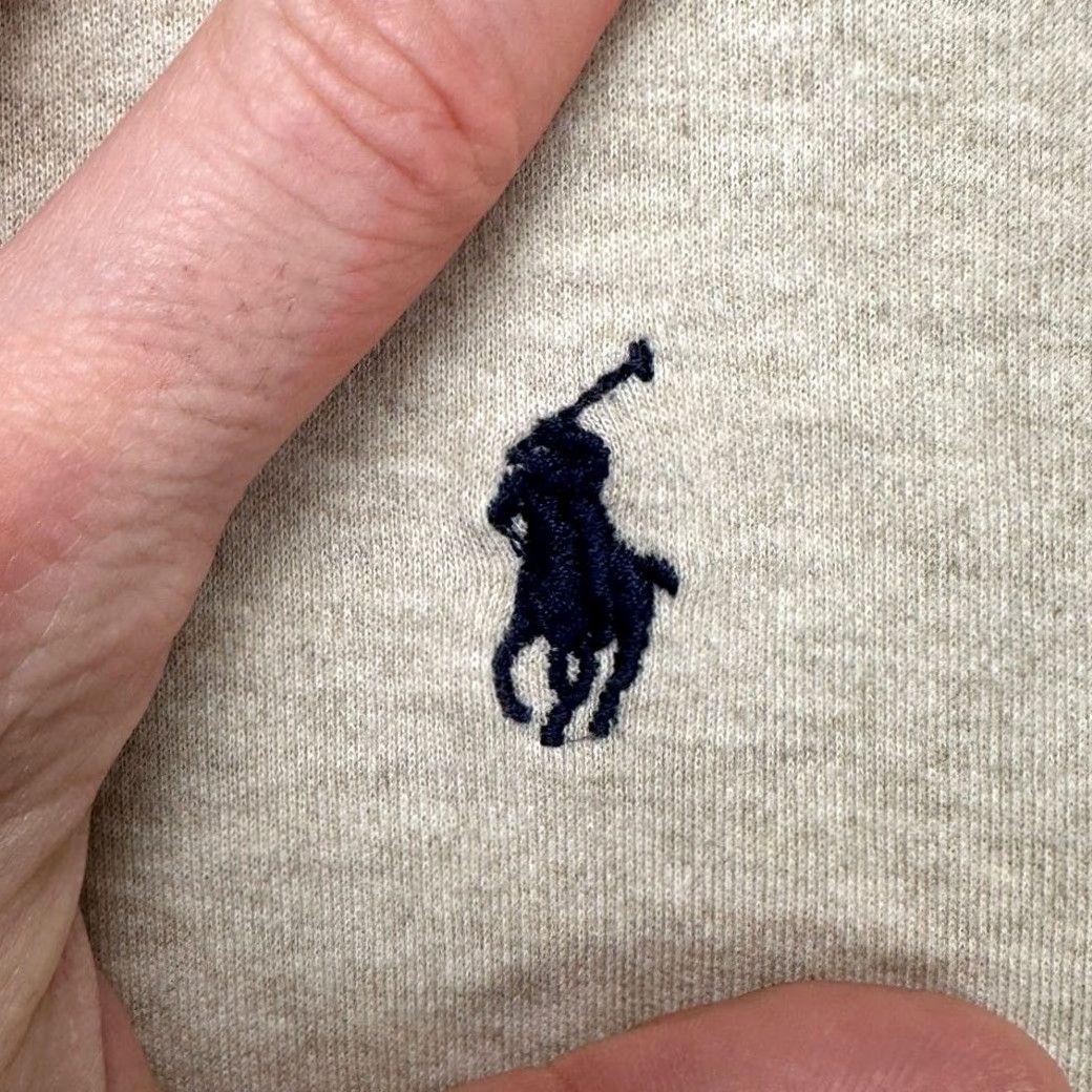 Polo Ralph Lauren VINTAGE Polo Ralph Lauren Polo Shirt Mens Large Beige 100% Cotton Pony Short Sleeve Rugby Size US L / EU 52-54 / 3 - 6 Thumbnail