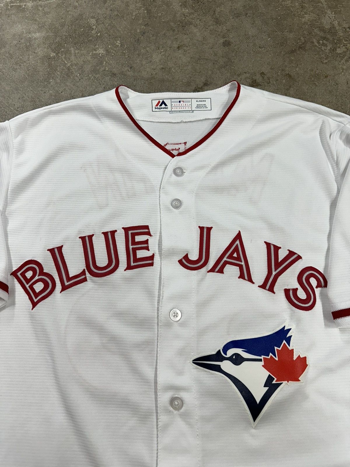 Majestic Majestic Toronto Blue Jays Martin Canada Day Authentic RARE Size US XL / EU 56 / 4 - 4 Thumbnail