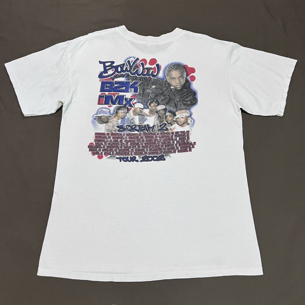Rap Tees Vintage Y2K Bow Wow B2K IMX Hiphop R&B Tour Tee Faded Size US M / EU 48-50 / 2 - 11 Thumbnail