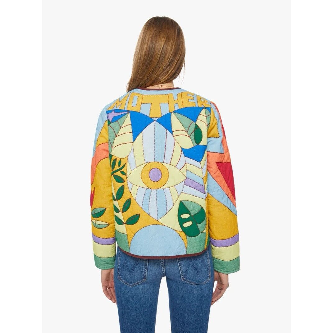 MOTHER MOTHER Women’s Jacket On The Fringe Quilted Coat 70s Colorfu Size S / US 4 / IT 40 - 2 Thumbnail