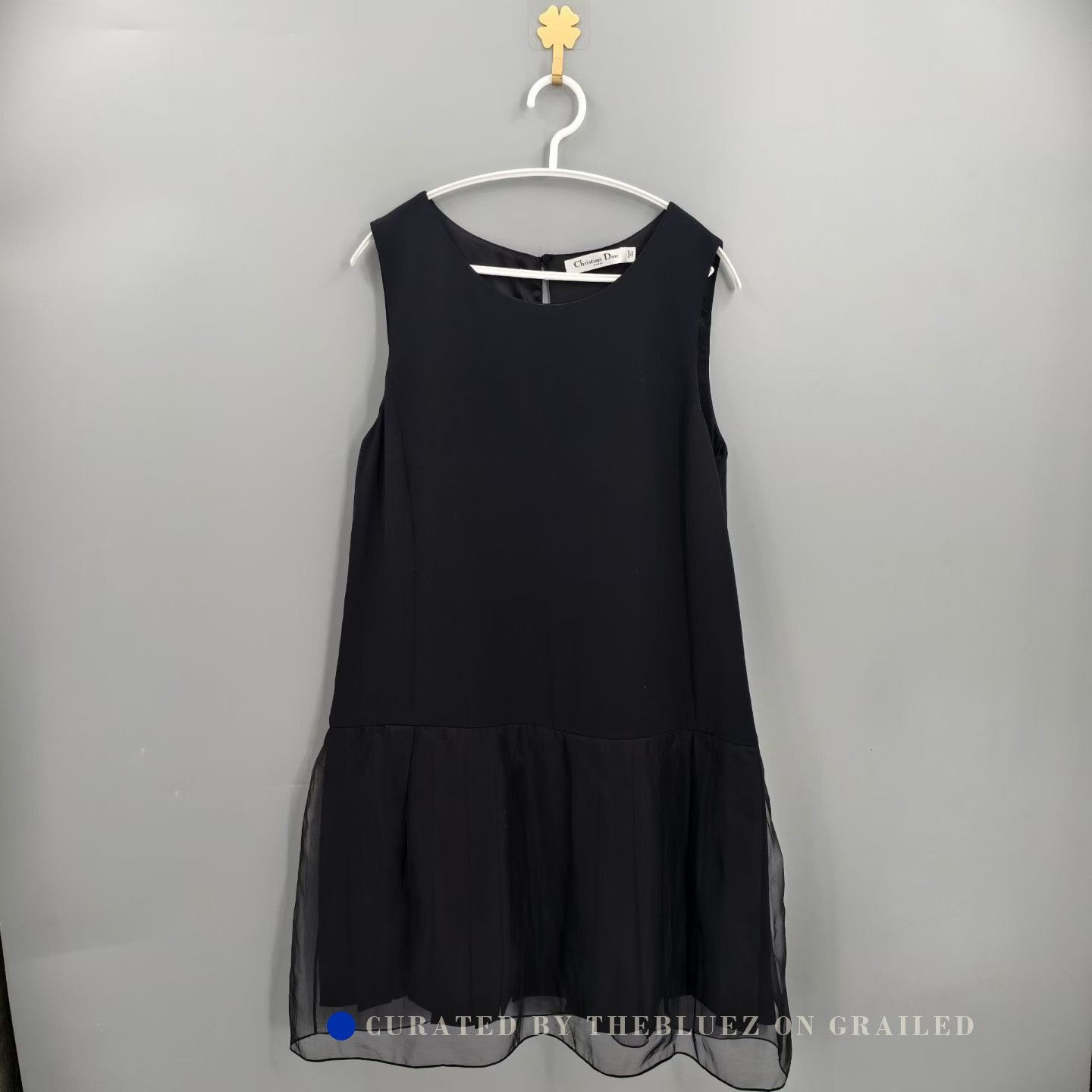 Dior Dior Black Haute Couture Sleeveless Dress Size S / US 4 / IT 40 - 1 Thumbnail