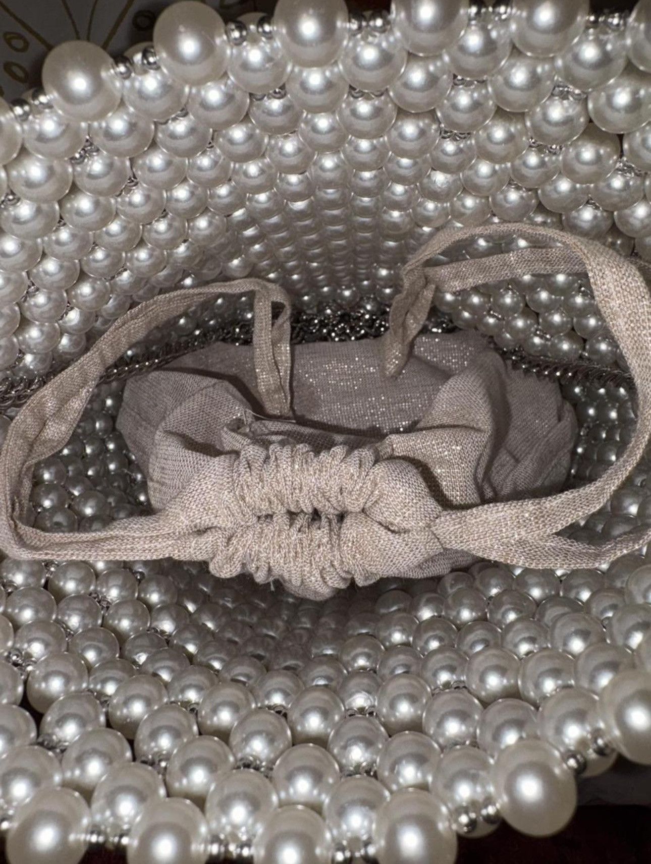 Zara Pearl Bucket Bag Size ONE SIZE - 5 Thumbnail