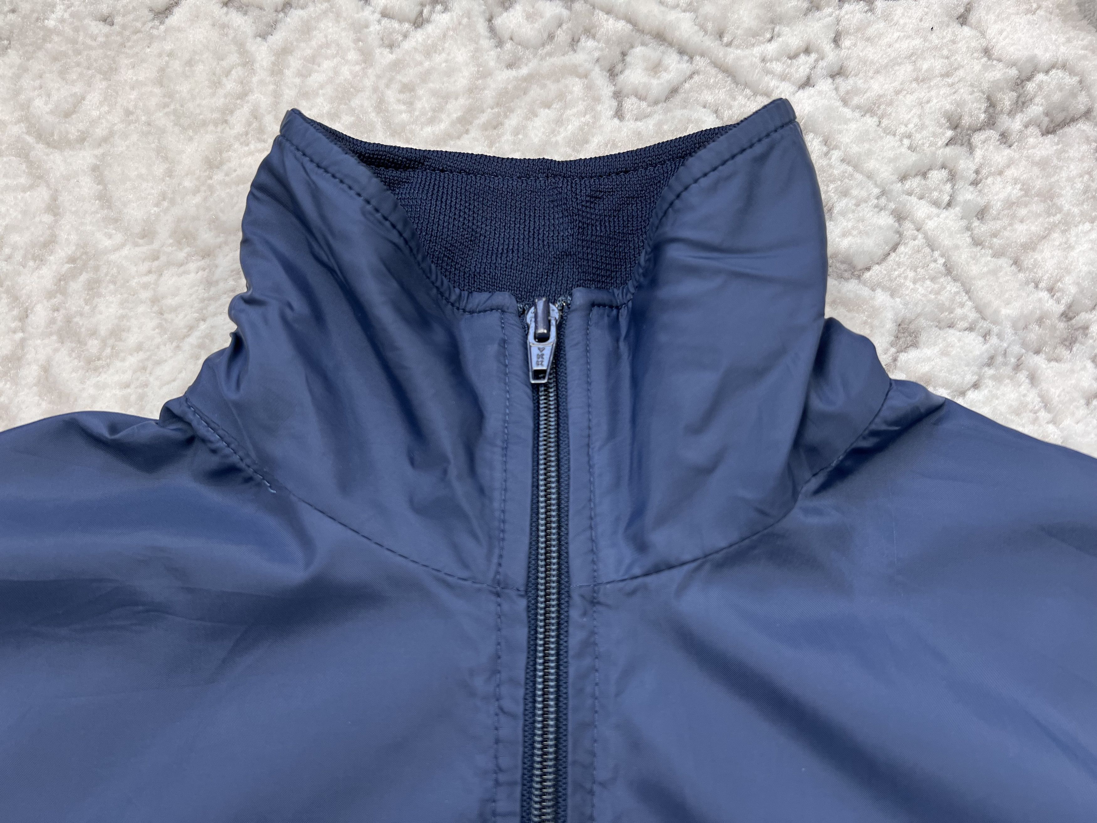 Lacoste Vintage IZOD Lacoste Windbreaker Bomber Jacket XL Blue Croco Size US XL / EU 56 / 4 - 7 Thumbnail
