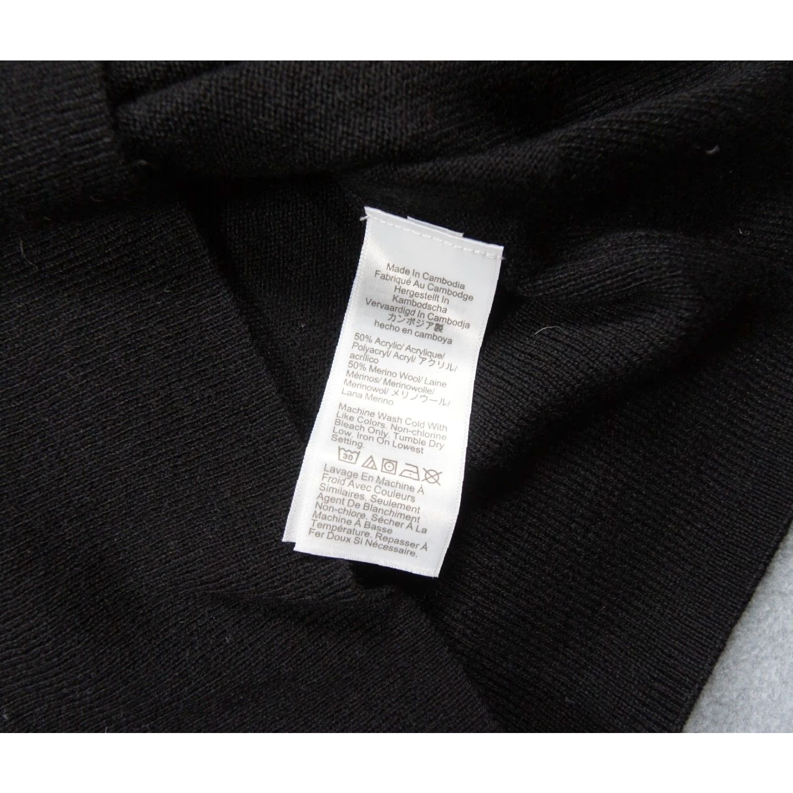 J.Crew JCrew Sweater Womens Small Black Turtleneck Merino Wool Blend Knit Ladies NEW Size S / US 4 / IT 40 - 5 Thumbnail