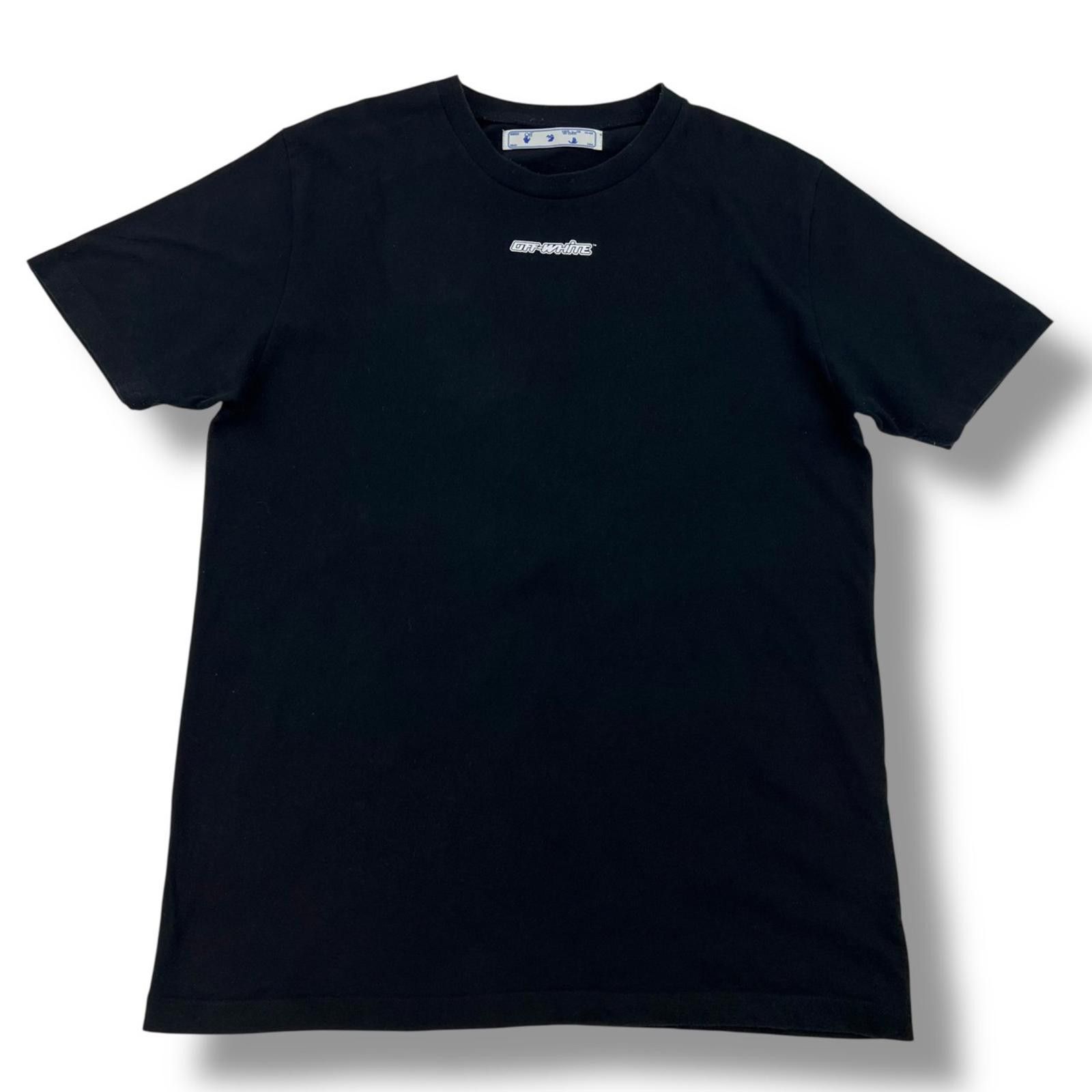 Off-White Off-White Blue Marker Arrows Black T-Shirt Size US L / EU 52-54 / 3 - 3 Thumbnail