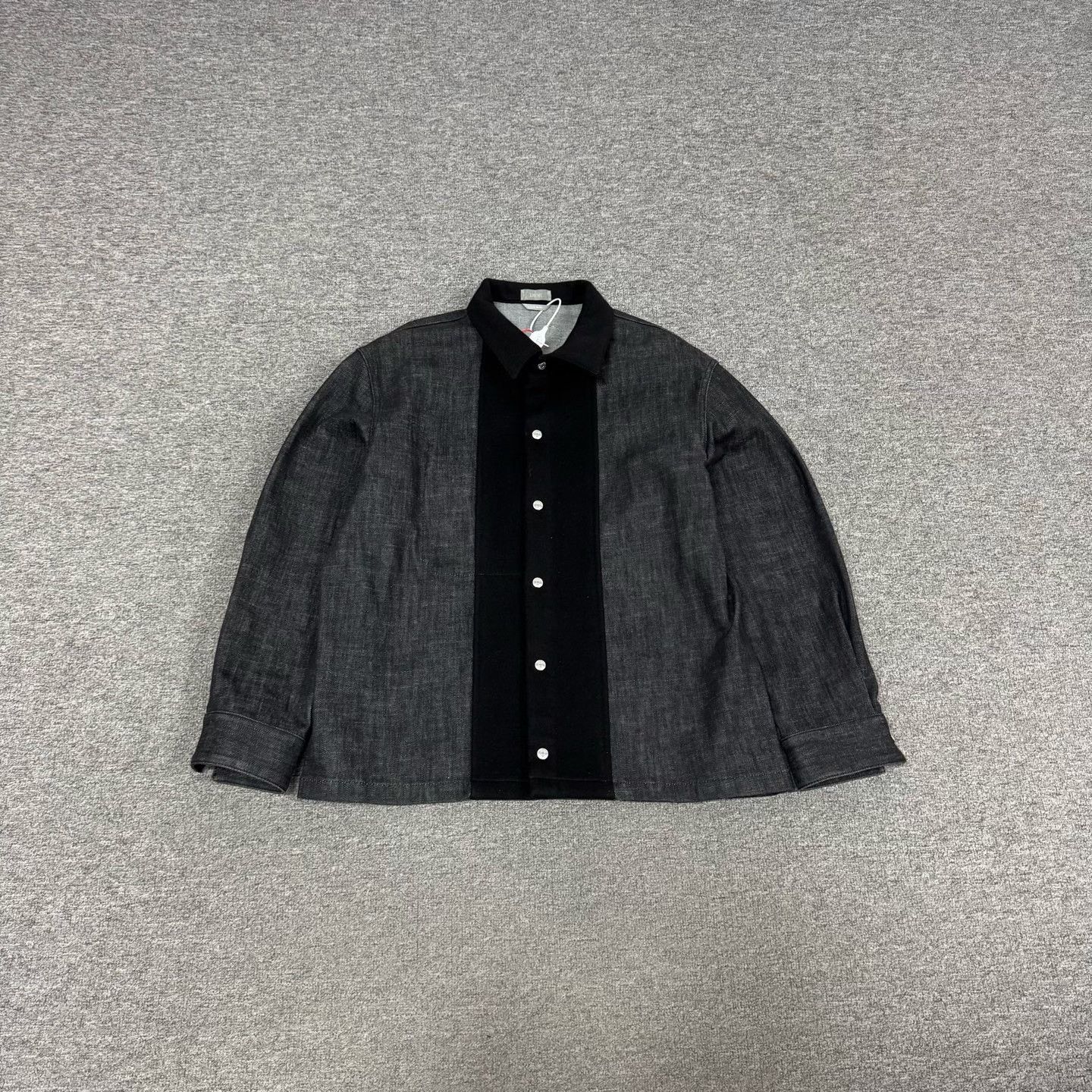 Dior Dior Men's Black Wool Denim Jacket Size US M / EU 48-50 / 2 - 1 Thumbnail