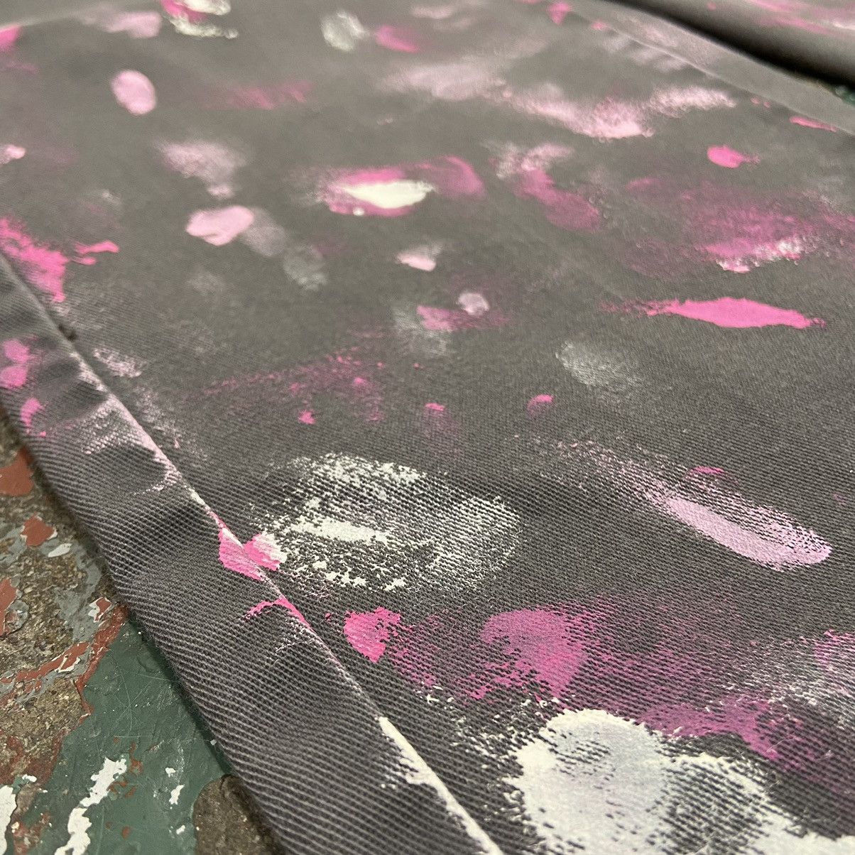 Vintage Vintage Paint Splatter Grey Work Pants Size 27" / US 4 / IT 40 - 7 Thumbnail