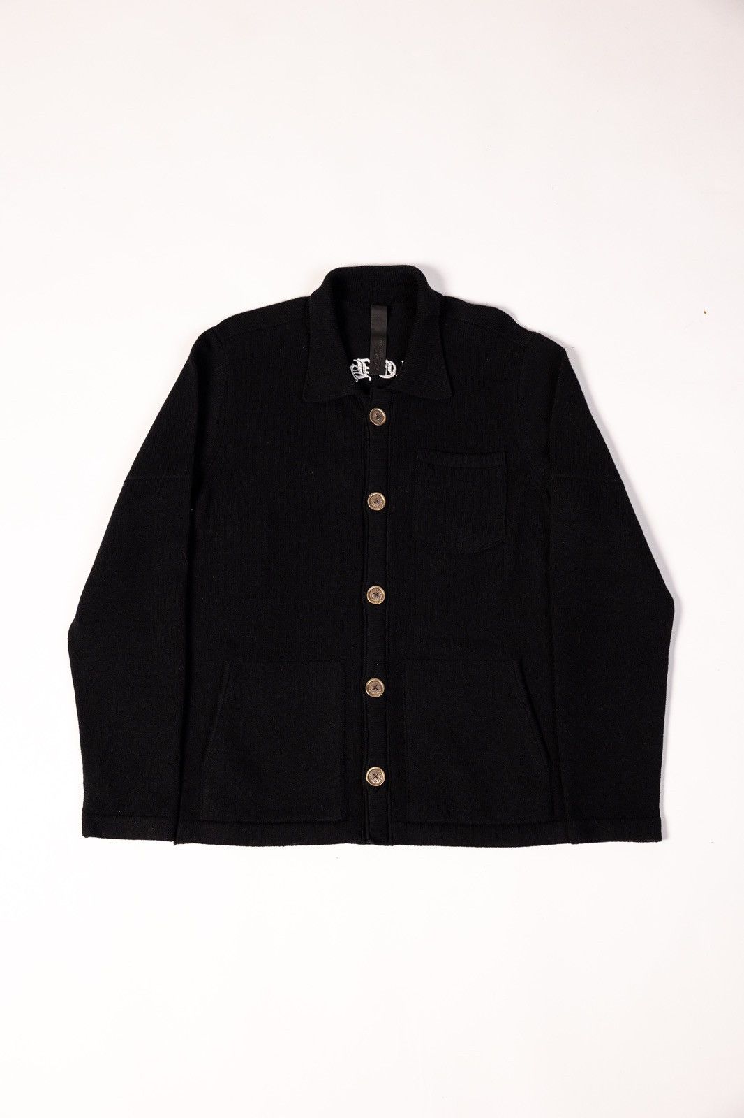 Chrome Hearts Chrome Hearts Cashmere Triple Cross Patch Cardigan Size US M / EU 48-50 / 2 - 1 Thumbnail