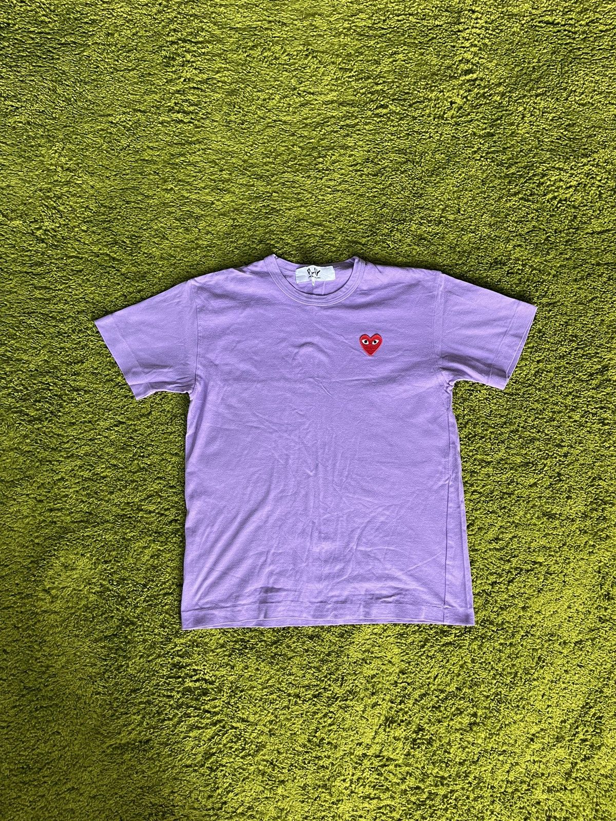 Cdg purple shirt best sale