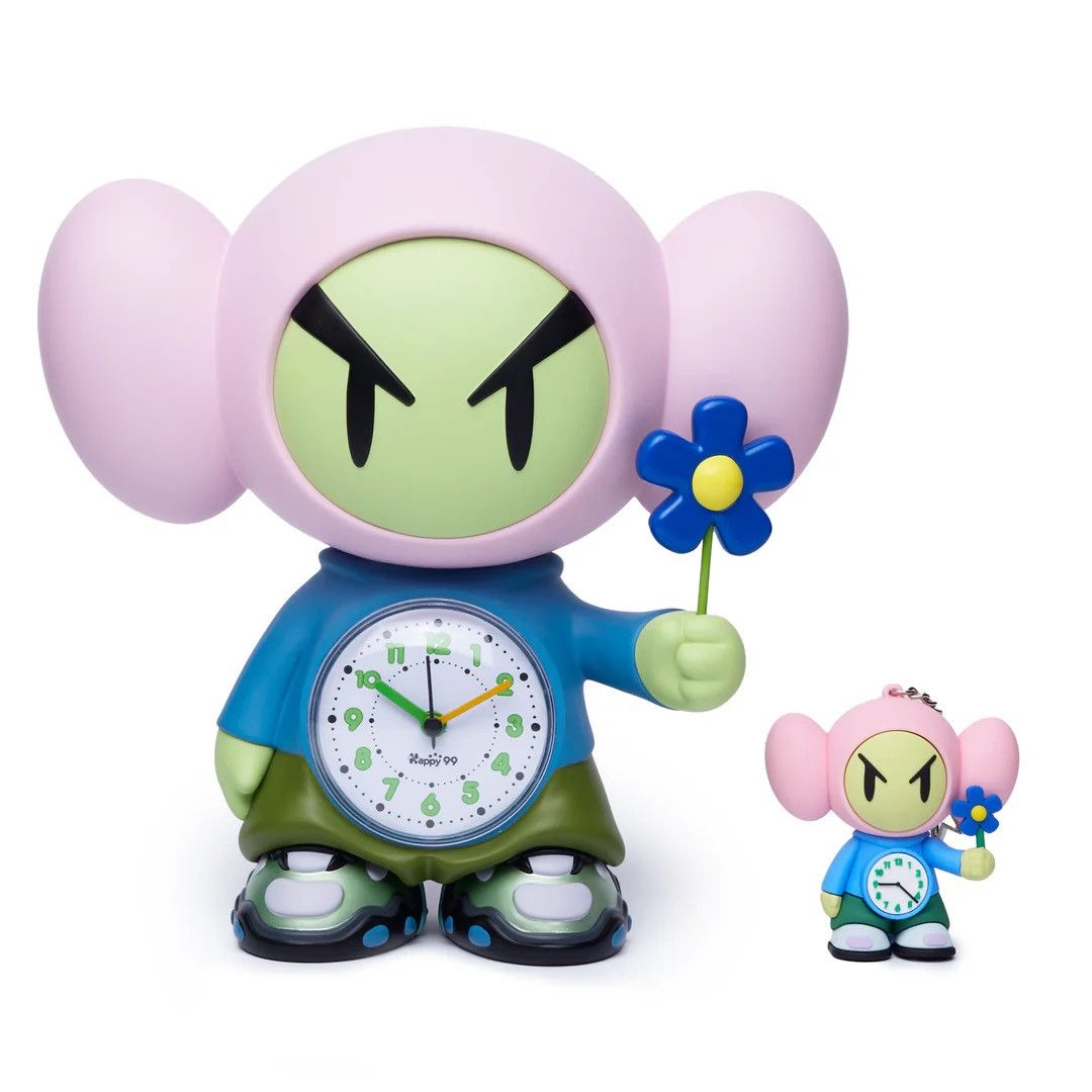 Happy99 HAPPYTIME VINYL FIGURE WITH WORKING CLOCK Size ONE SIZE - 10 Thumbnail