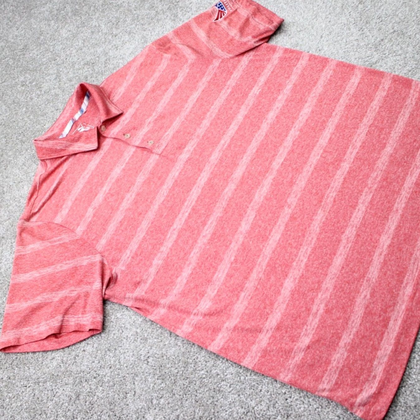 Puma Puma Polo Shirt Mens XL Pink 100% Polyester Golf Short Sleeve Pullover Size US XL / EU 56 / 4 - 7 Thumbnail