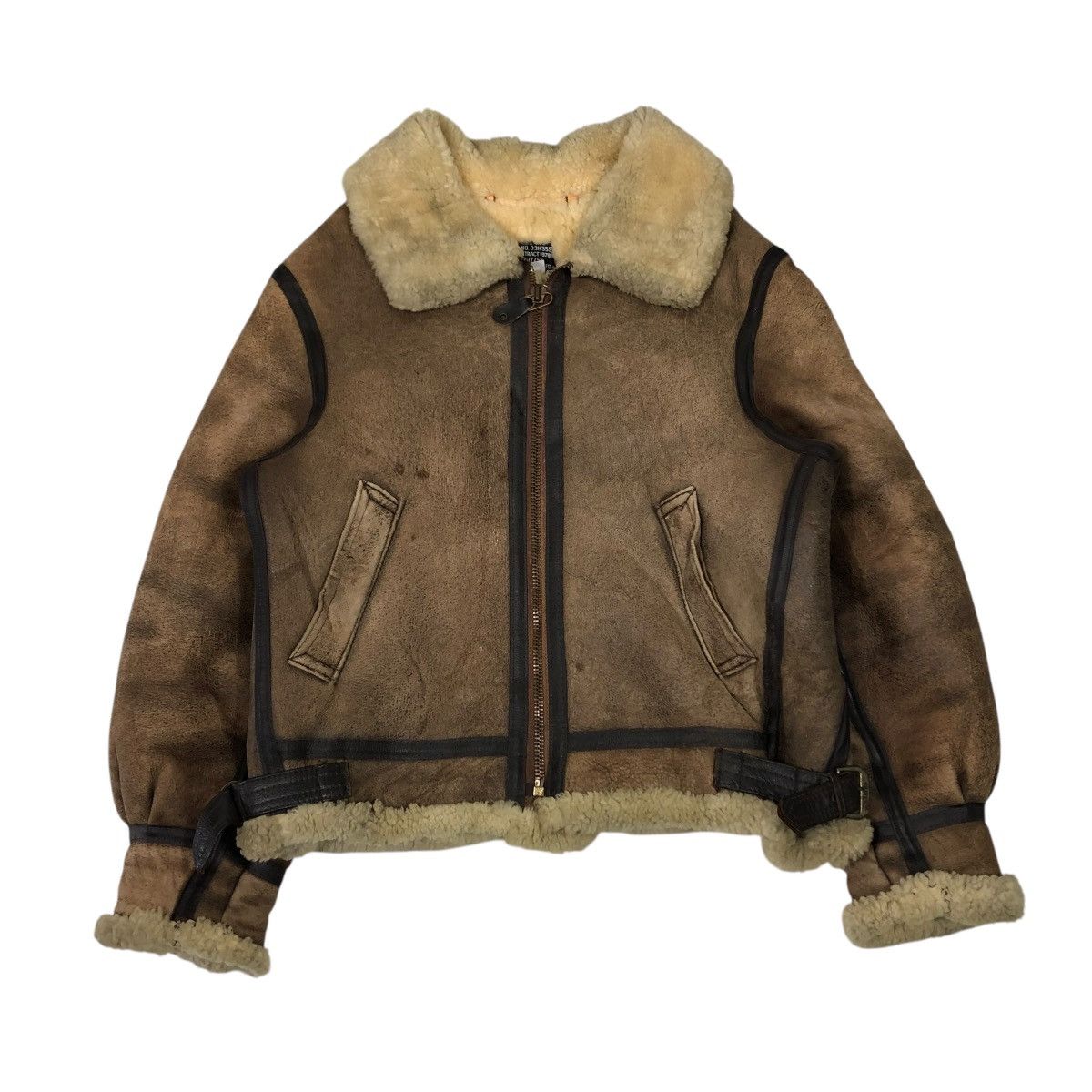 Avirex 🔥VINTAGE GENUINE LEATHER JACKET B3 AVIREX USA AERO LEATHER Size US M / EU 48-50 / 2 - 1 Thumbnail