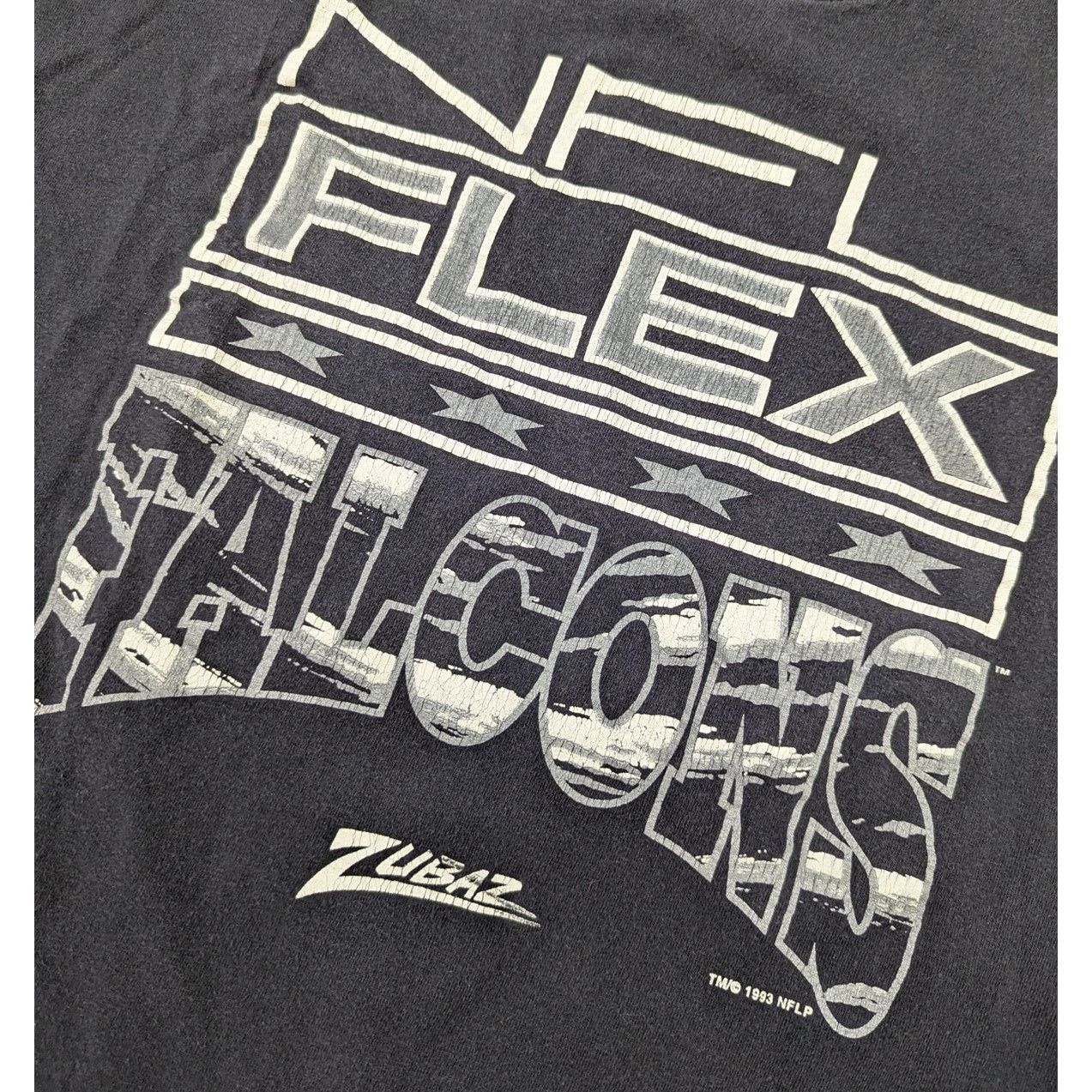 NFL × Vintage Vintage 1993 NFL Flex Atlanta Falcons t-shirt Size US XL / EU 56 / 4 - 2 Thumbnail