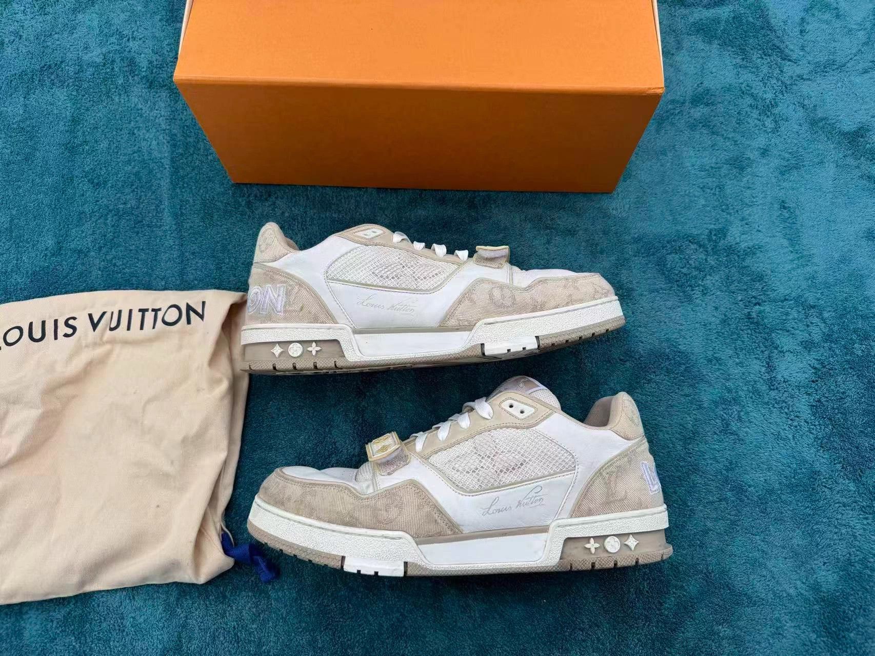 Louis Vuitton LV Trainer Khaki US9.5 Velcro Size US 9.5 / EU 42-43 - 2 Thumbnail