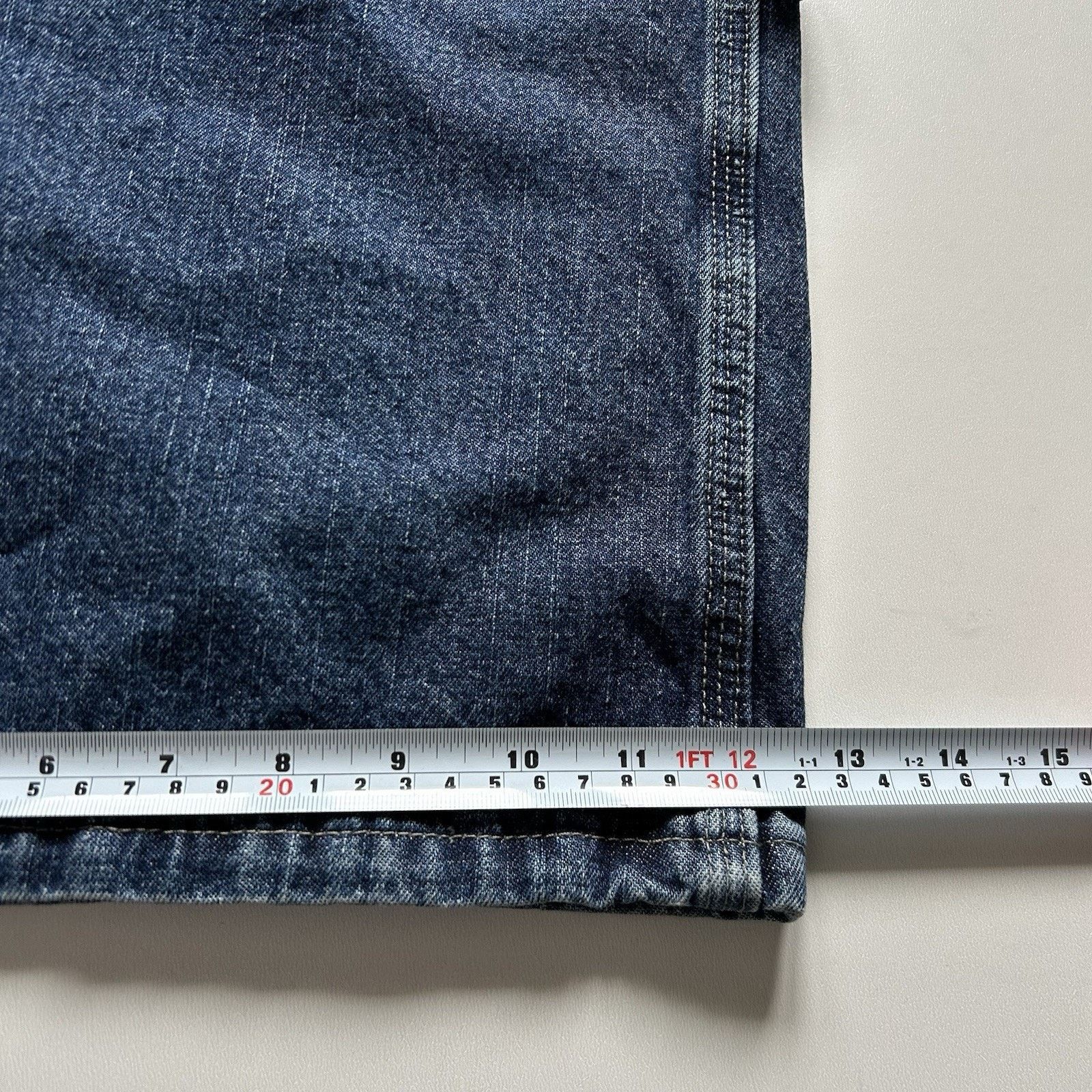 Vintage Vintage Wrangler Jorts Mens 38 Denim Carpenter Jean Shorts Size US 38 / EU 54 - 9 Thumbnail