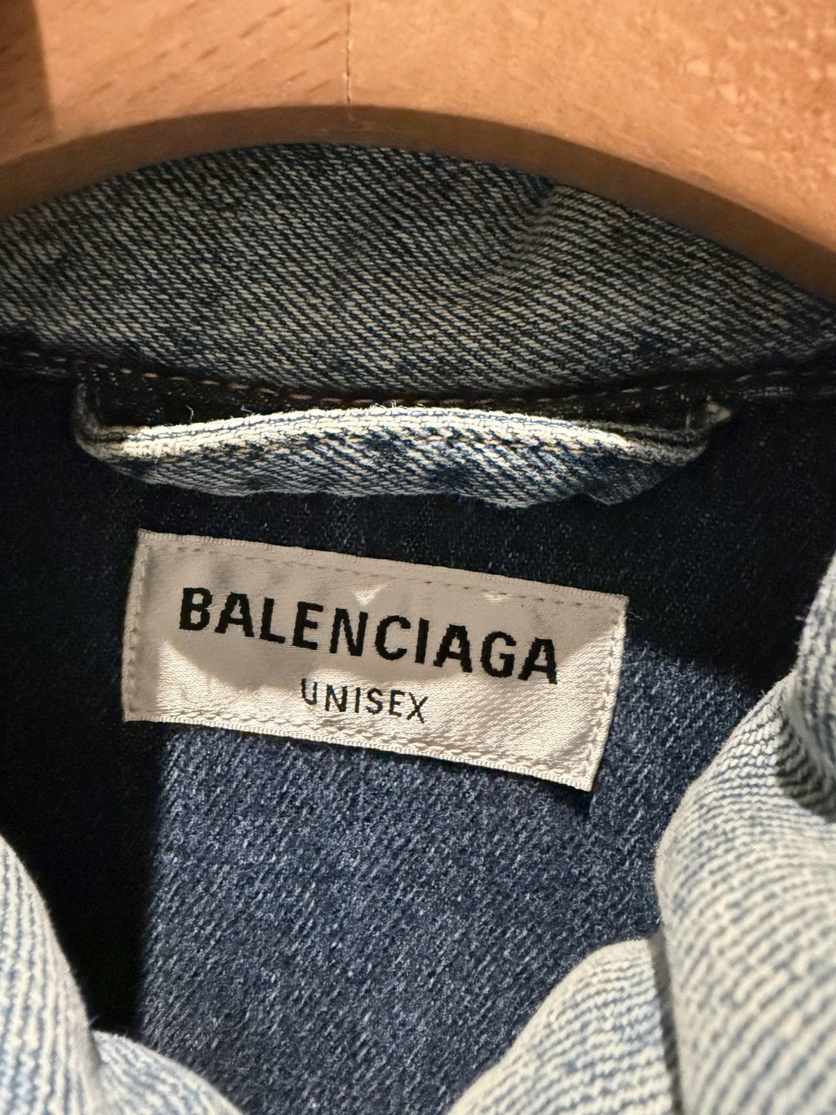 Balenciaga SS22 Balenciaga ‘Padded’ Oversized Washed Denim Jacket Size US S / EU 44-46 / 1 - 3 Thumbnail
