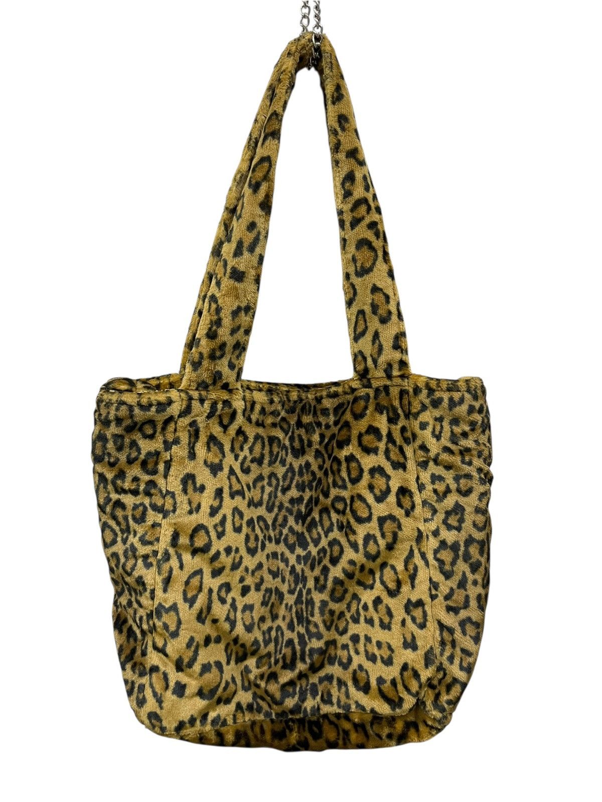 Vintage La Maison de la Fausse Fourrure Leopard Faux Fur Tote Bag Size ONE SIZE - 5 Thumbnail