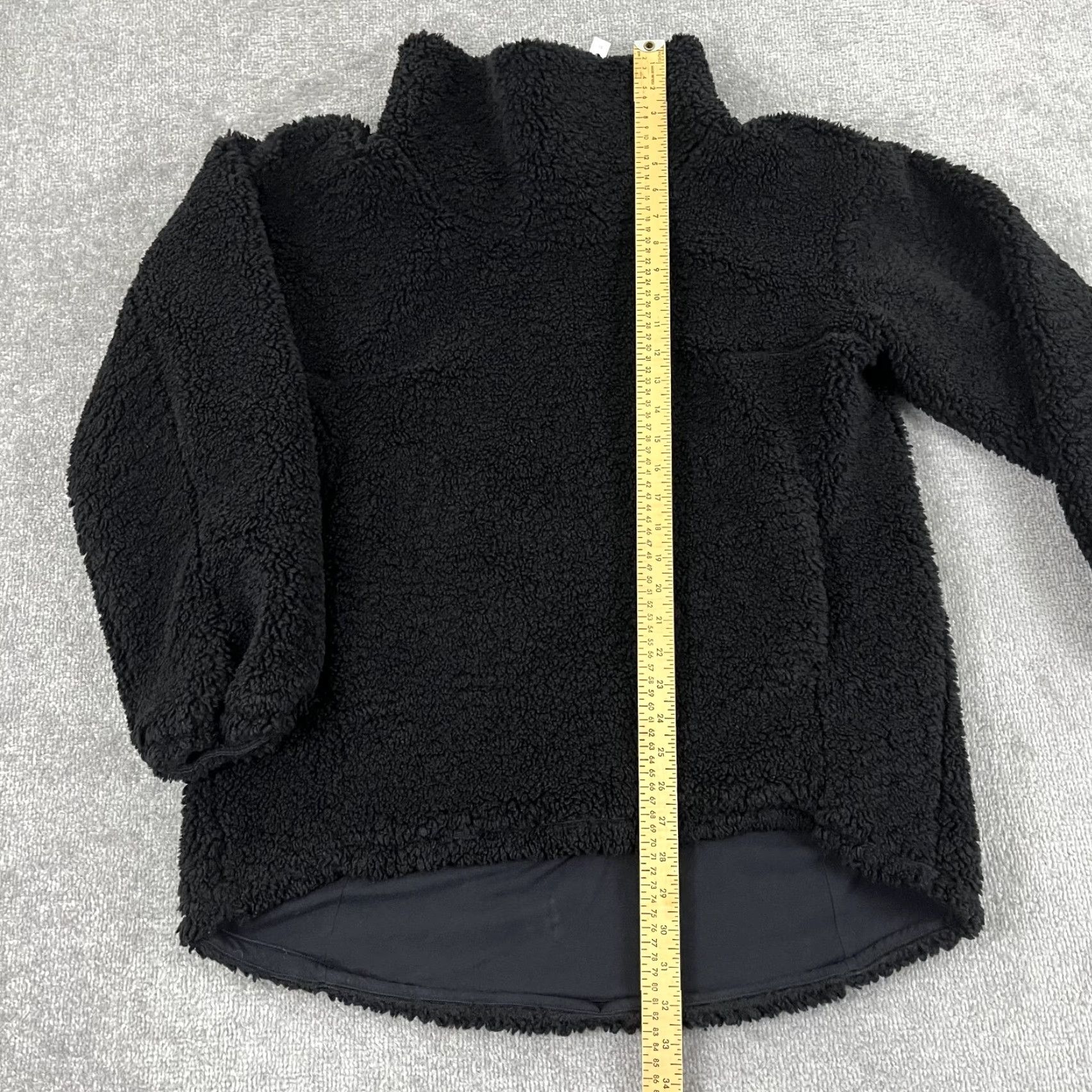 Lululemon Lululemon Warmth Restore Sweater Womens Size 10 Black Soft Heavy Fleece Pullover Size L / US 10 / IT 46 - 4 Thumbnail