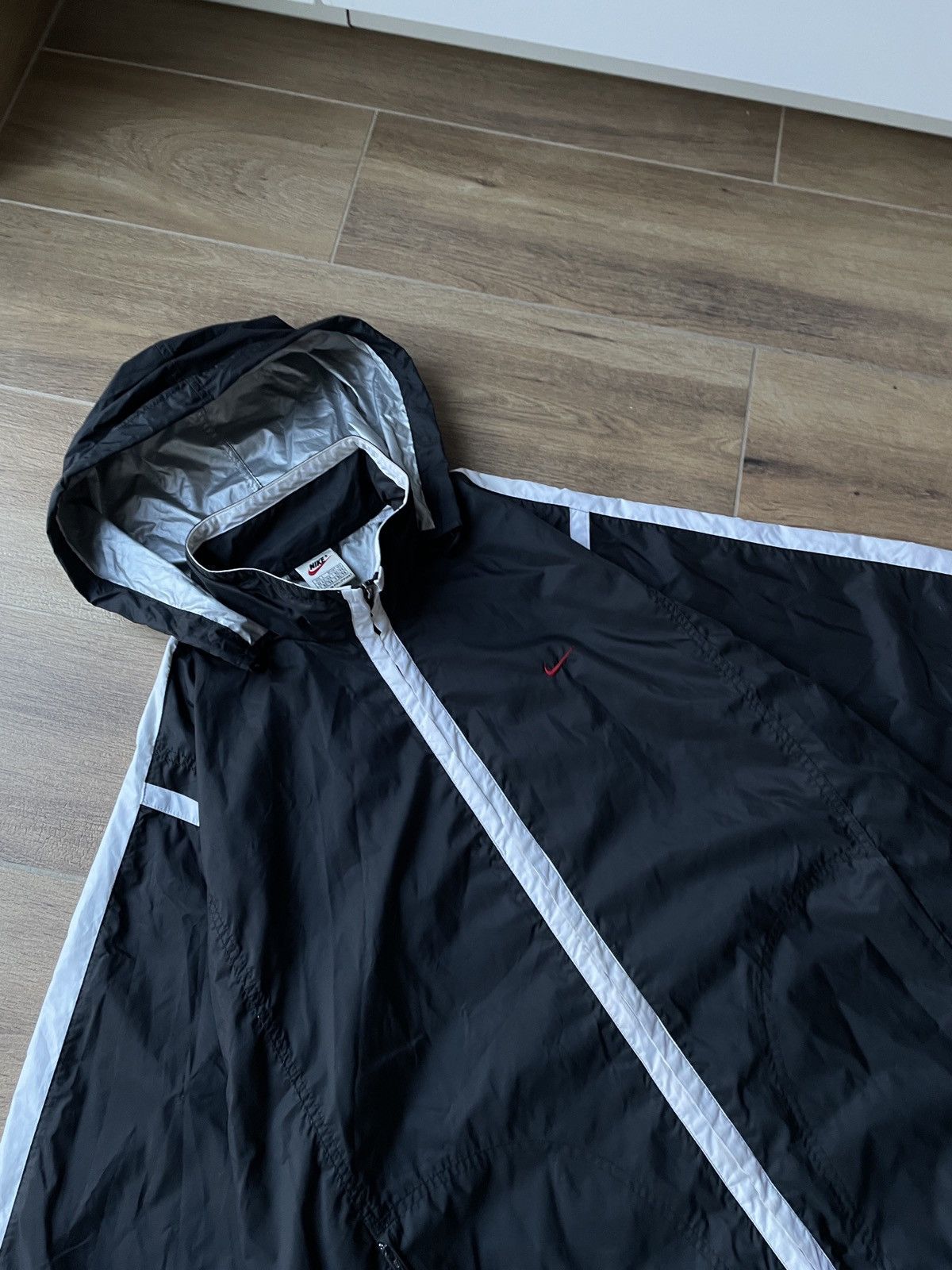 Nike Nike Vintage Nylon Track Jacket Drill Woven Japanese Swoosh Size US XL / EU 56 / 4 - 6 Thumbnail
