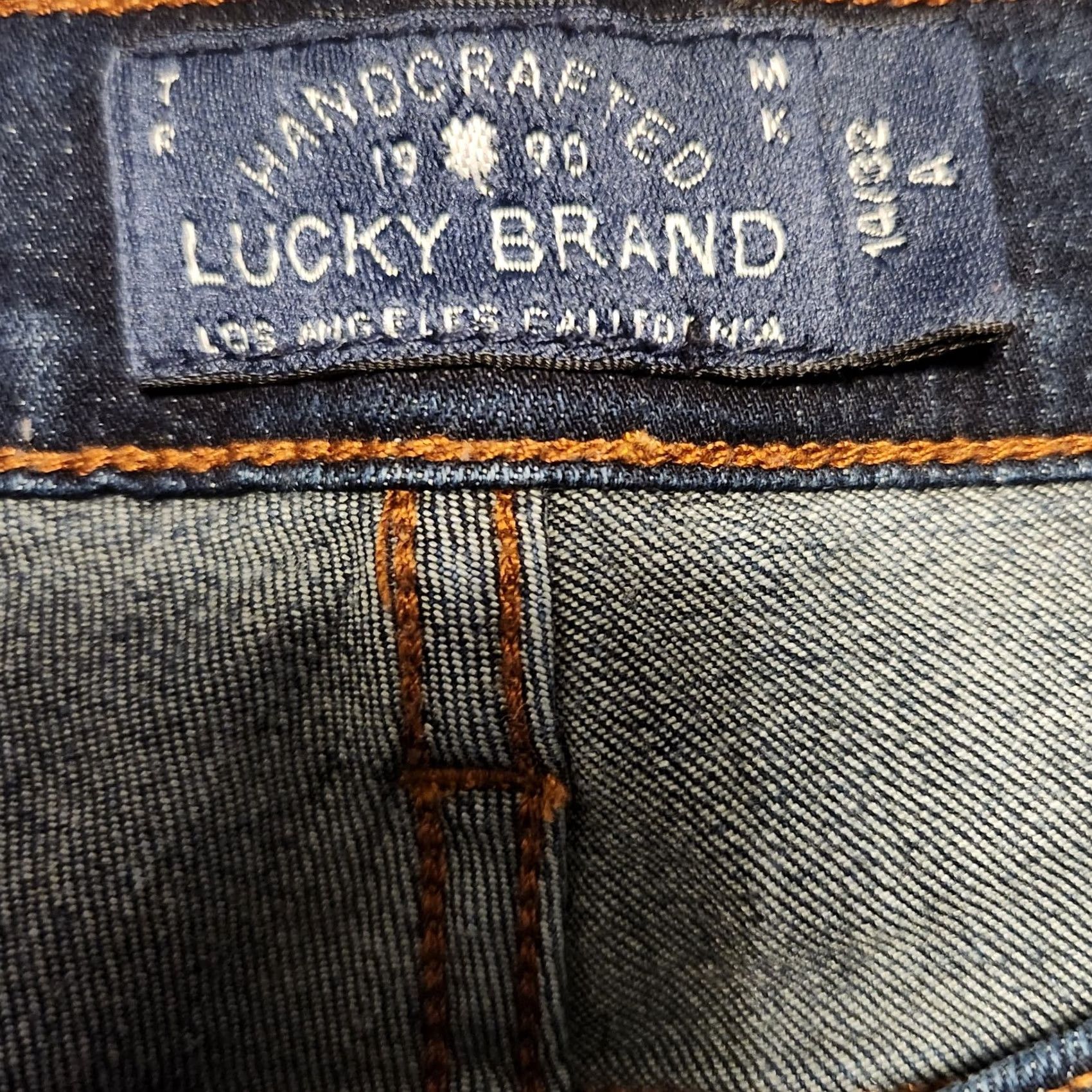 Lucky Brand Lucky Brand Charlie Skinny Jeans Womens 14/32 Blue Skinny Girls? Size 36" / US 14 / IT 50 - 3 Thumbnail
