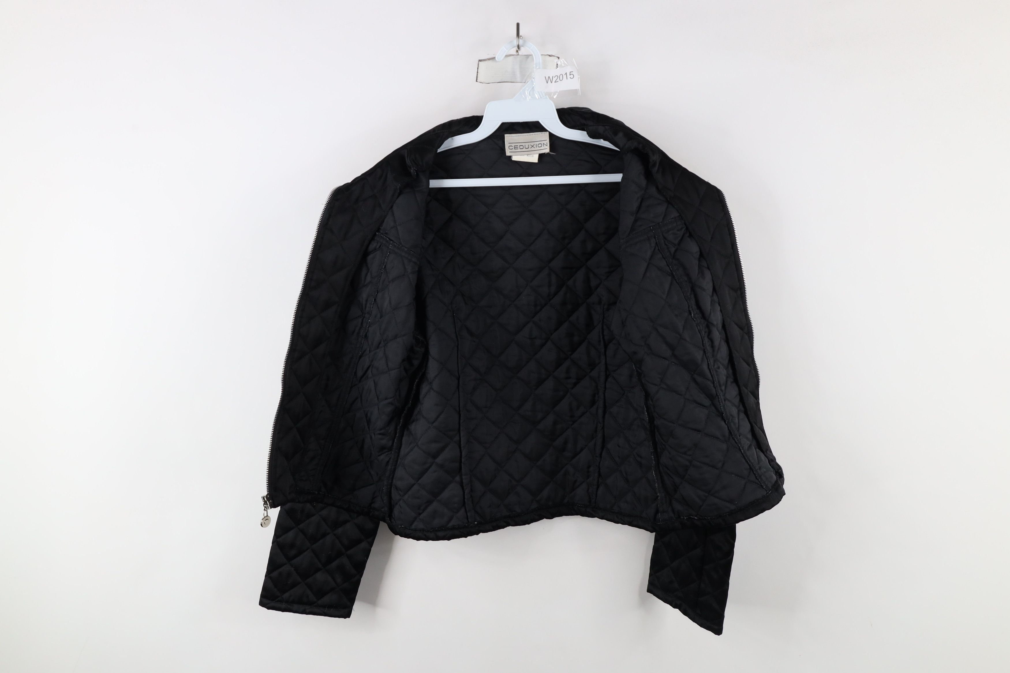 Vintage Vintage 90s Y2K Streetwear Baby Doll Jacket Black USA Size M / US 6-8 / IT 42-44 - 8 Thumbnail