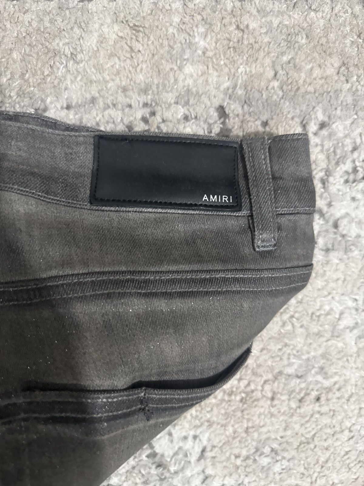 Amiri Amiri Size 34 Distressed Black Jeans - Designer Denim Size US 34 / EU 50 - 5 Thumbnail