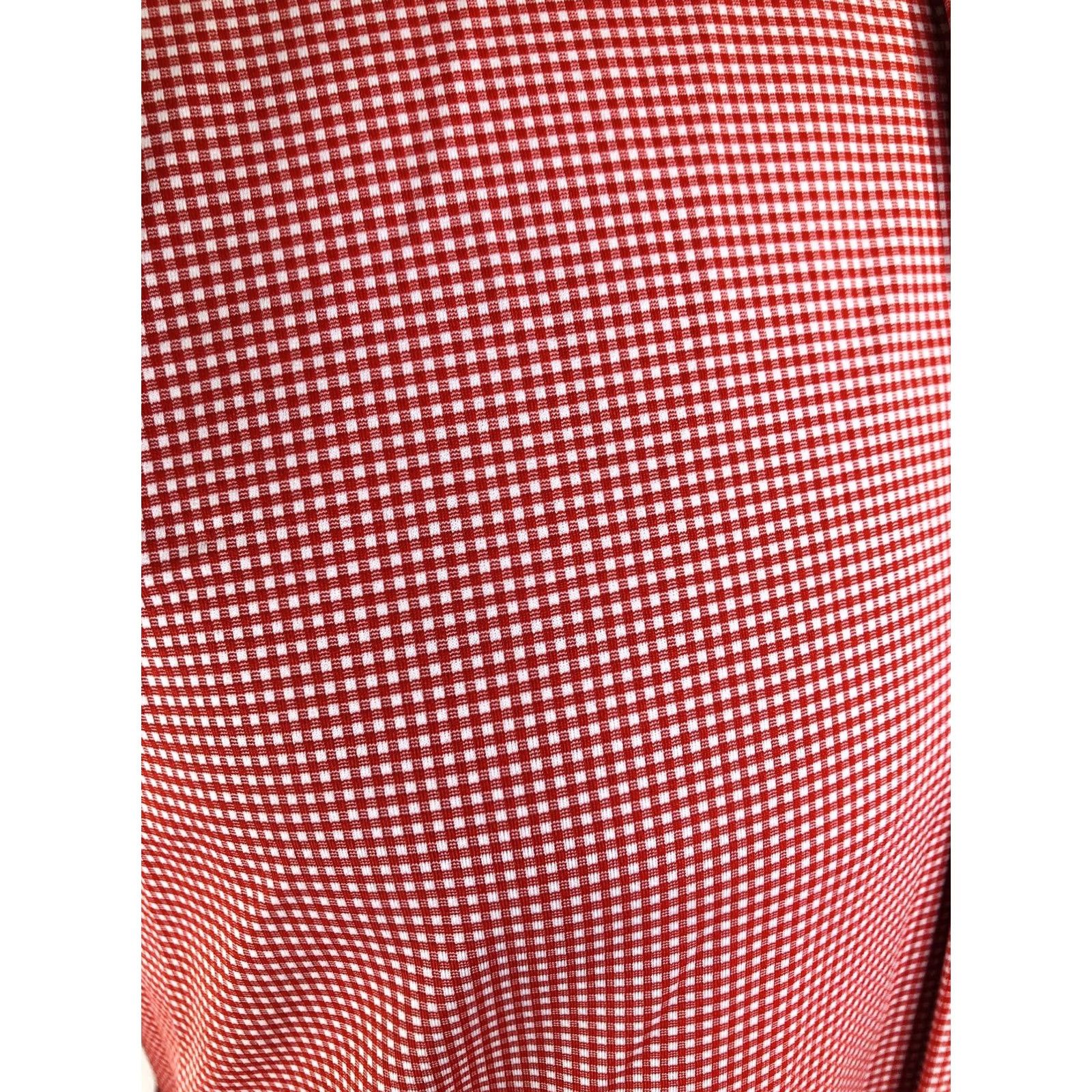 Mizzen+Main MIZZEN+MAIN - XL TALL Plaid Checked Shirt - Button-Up - Red / White - Long Sleeve - Big & Tall - Men's Mens Shirt XLT EXCELLENT Size US XL / EU 56 / 4 - 3 Thumbnail