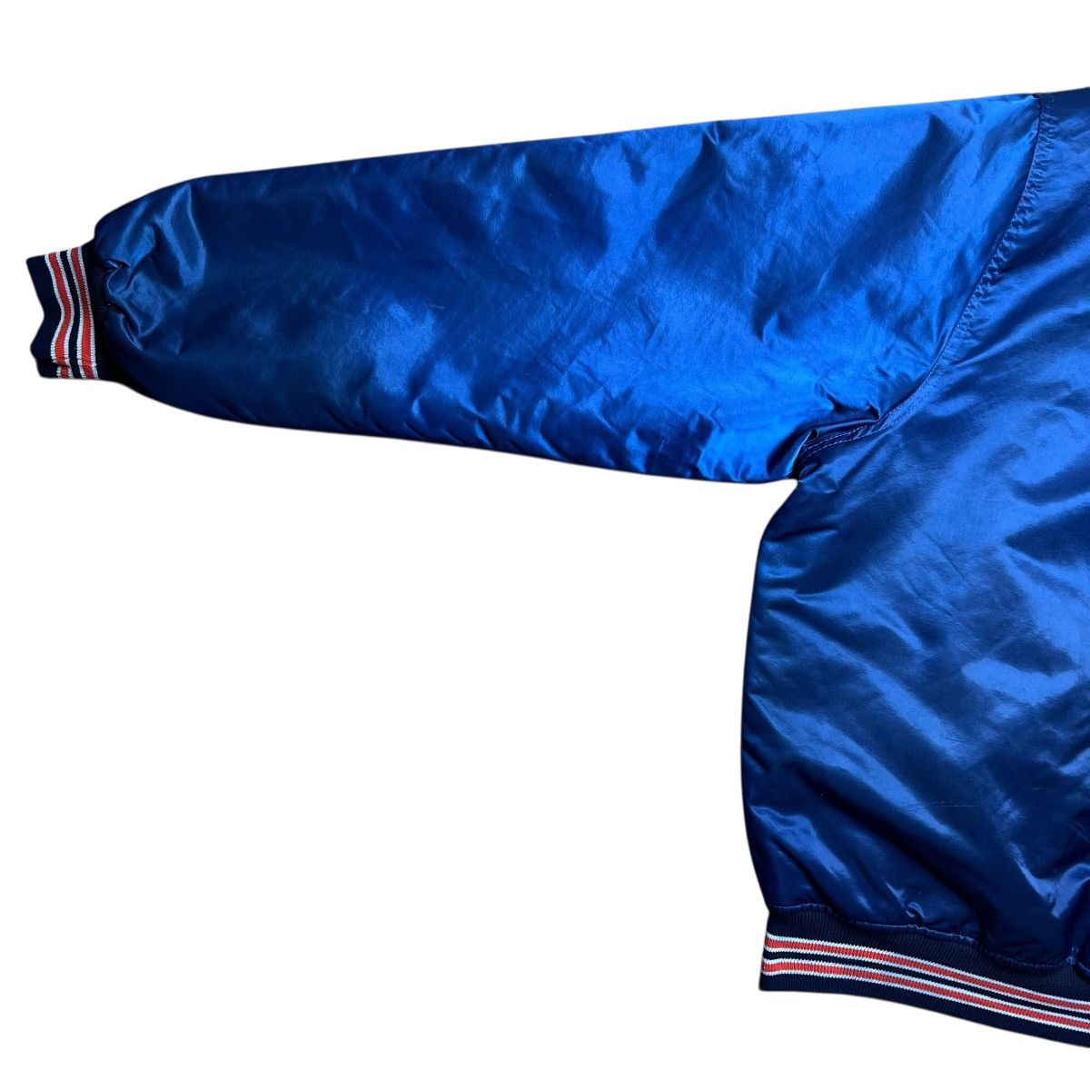 Starter Vintage 1980s NCAA Auburn Tigers Starter Satin Bomber Jacket Size US XL / EU 56 / 4 - 17 Thumbnail