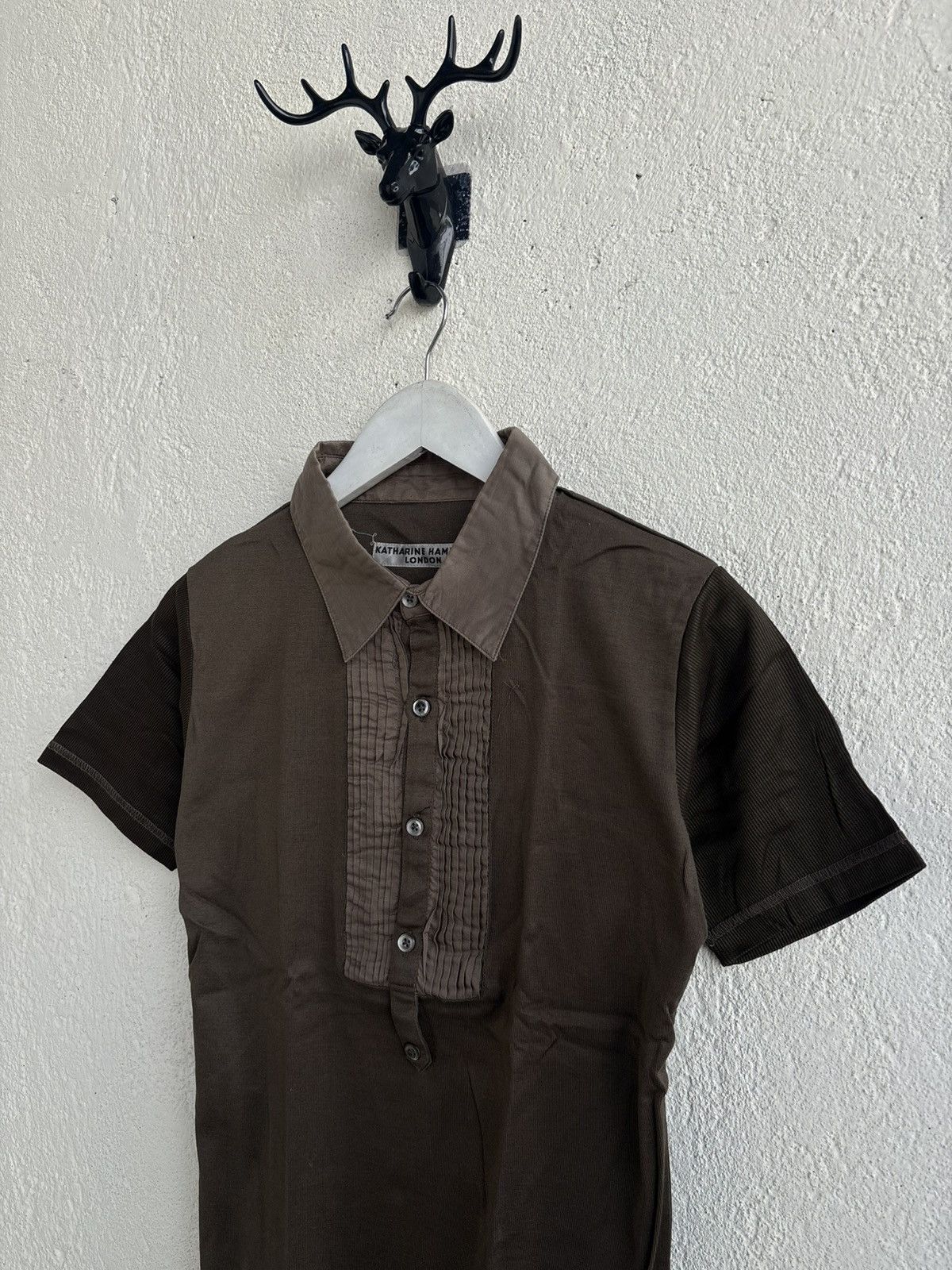 Katharine Hamnett London 2000s Katharine hamnett london polo y2k Size M / US 6-8 / IT 42-44 - 5 Thumbnail