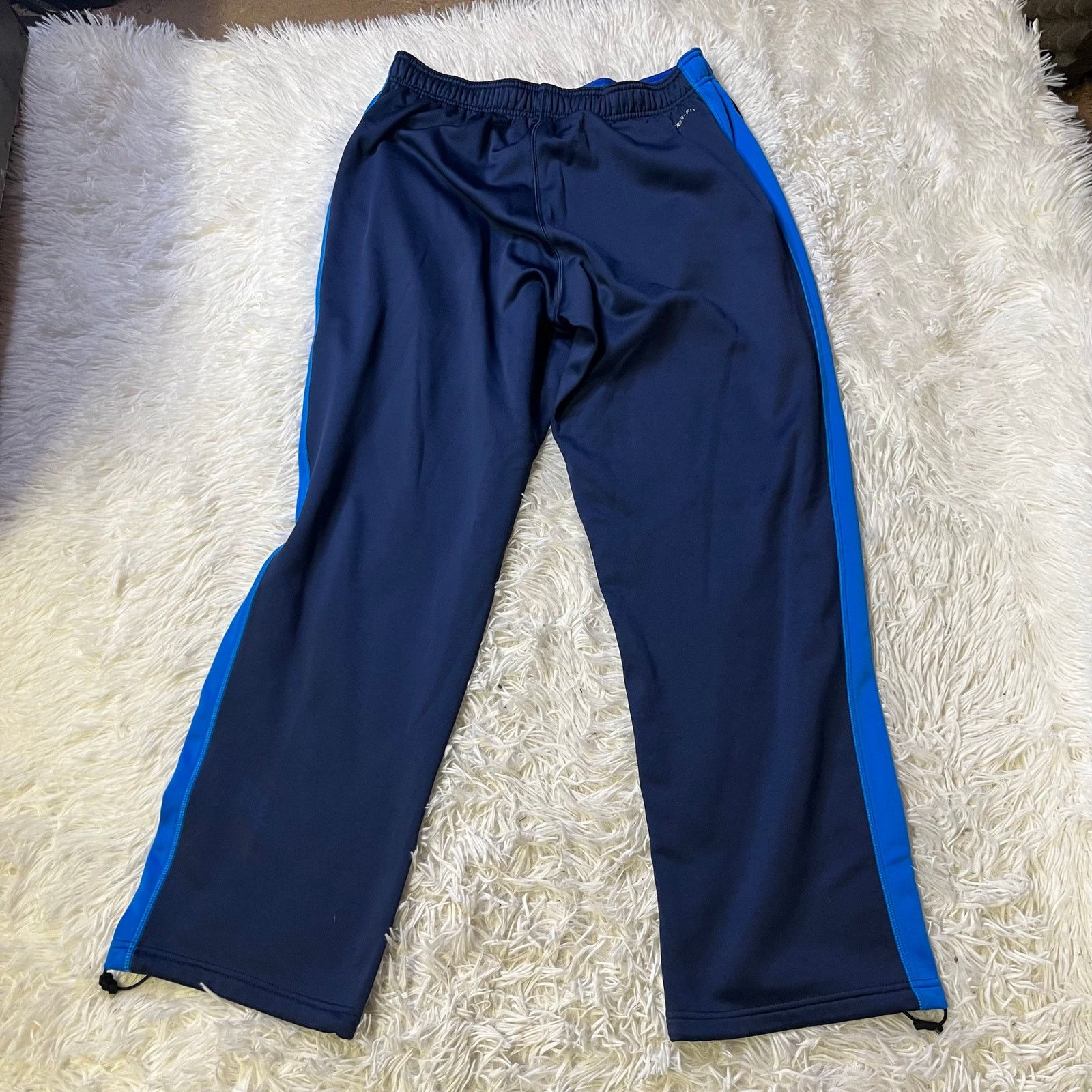 Nike Nike pants Mens Blue Therma-Fit Fleece Pocket Drawstring XL Size US 42 / EU 58 - 5 Thumbnail
