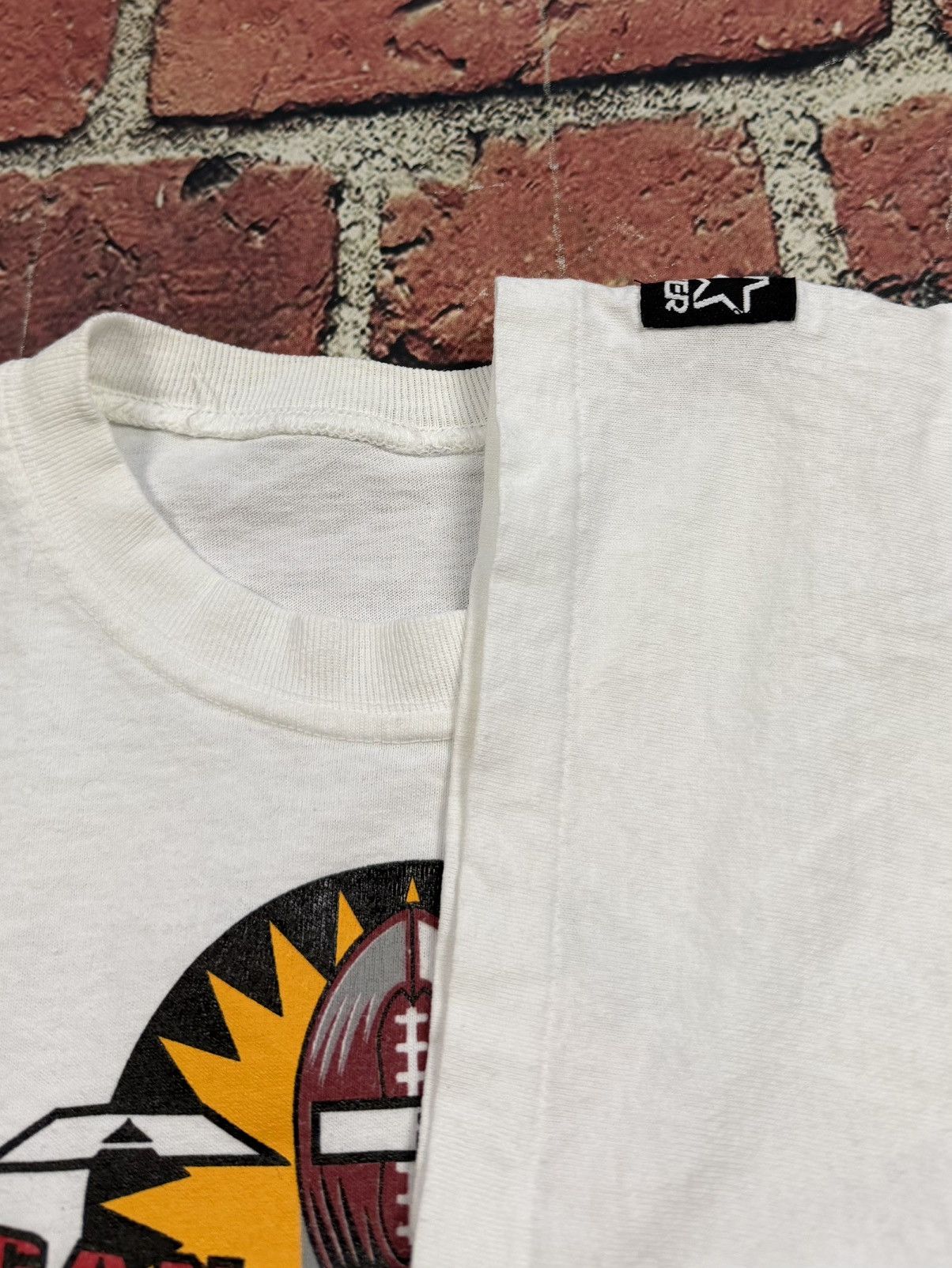 Starter Vintage 1995 Pittsburgh Steelers Super Bowl AFC Champs Tee Size US XL / EU 56 / 4 - 6 Thumbnail