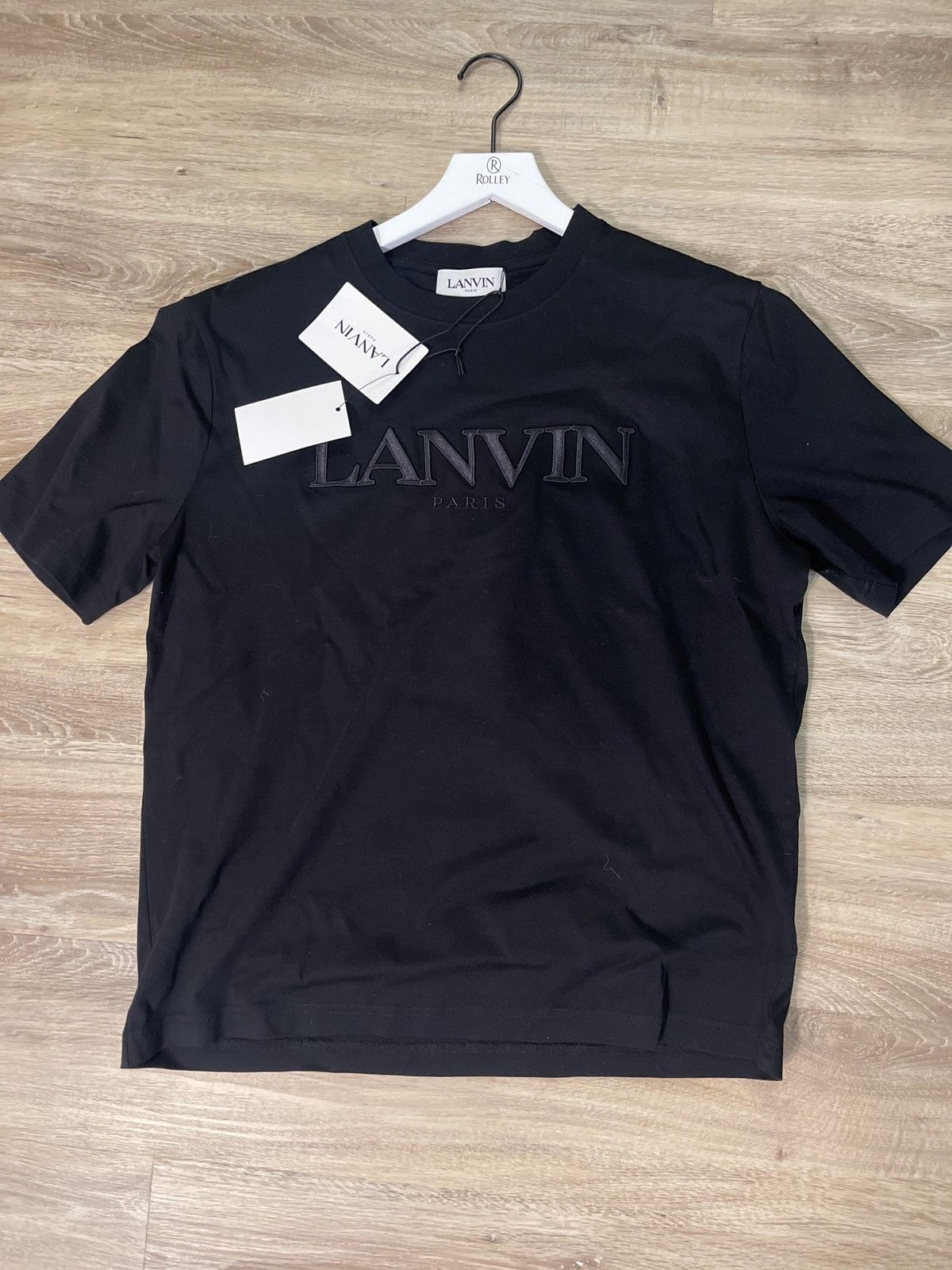 Lanvin Lanvin Black Logo T Size US S / EU 44-46 / 1 - 1 Thumbnail