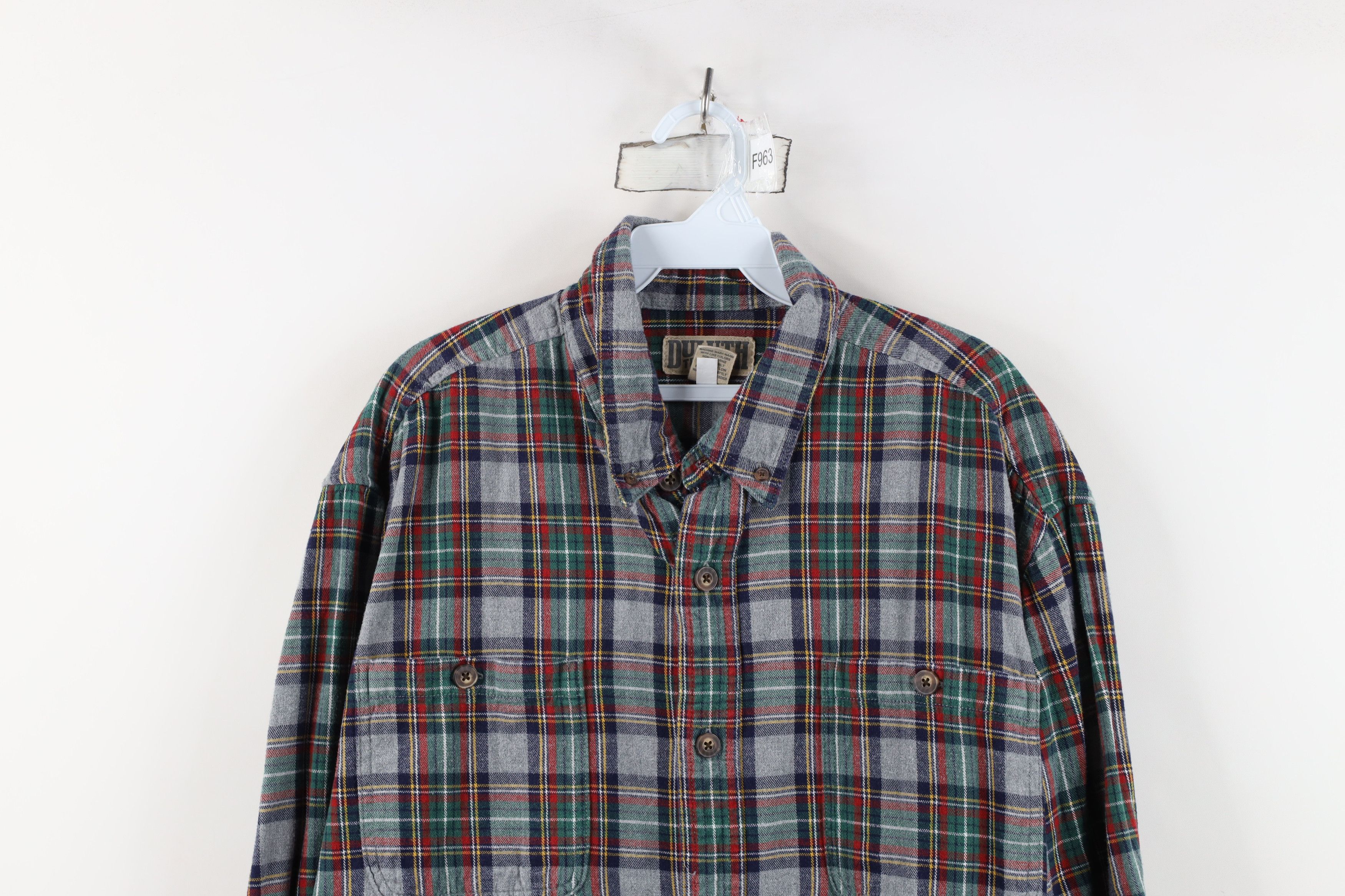 Duluth Trading Company Duluth Trading Co Collared Button Down Shirt Plaid Cotton Size US XL / EU 56 / 4 - 2 Thumbnail