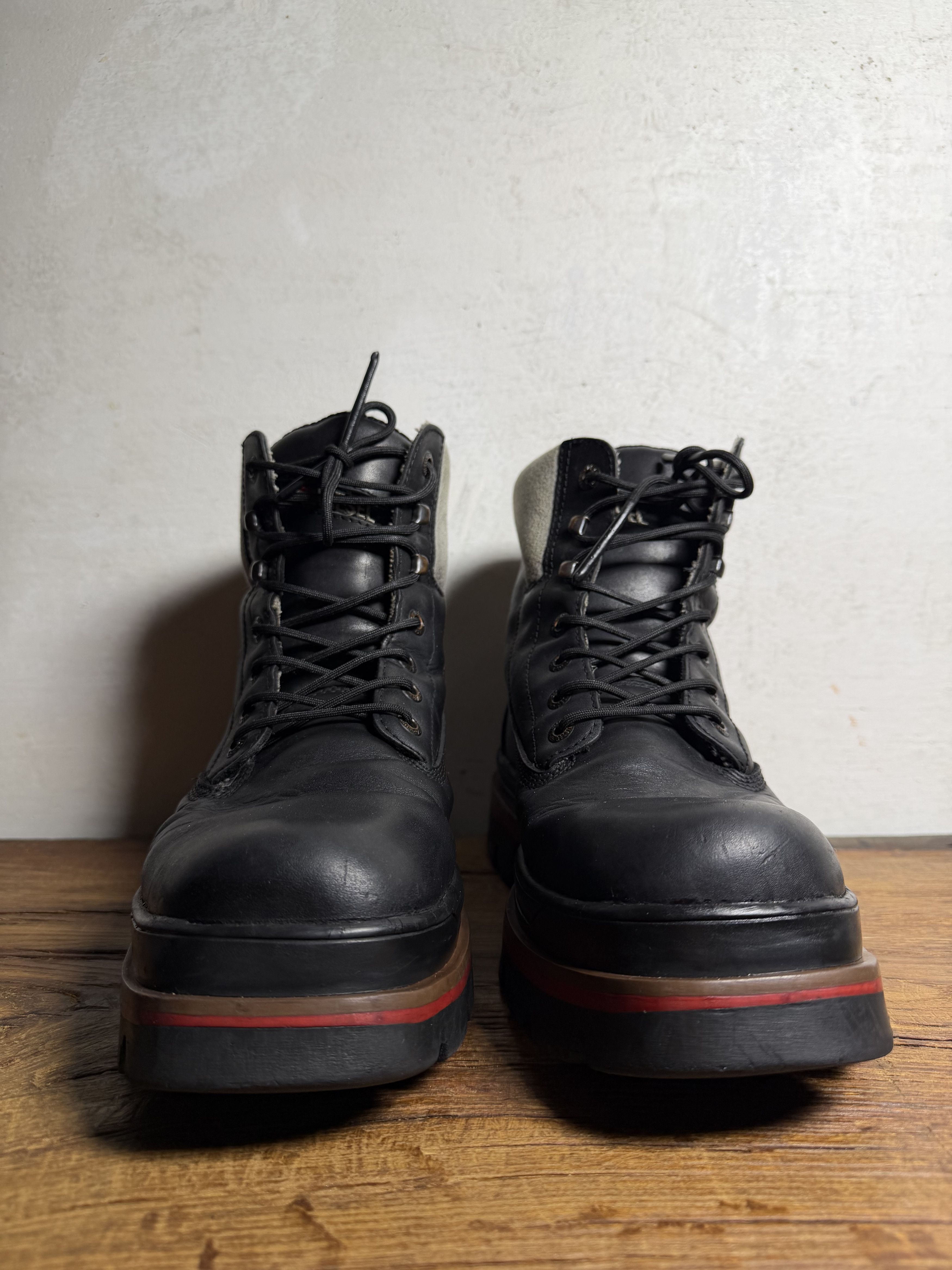 Diesel Diesel D-Hammer Black Boots Size US 11 / EU 44 - 6 Thumbnail