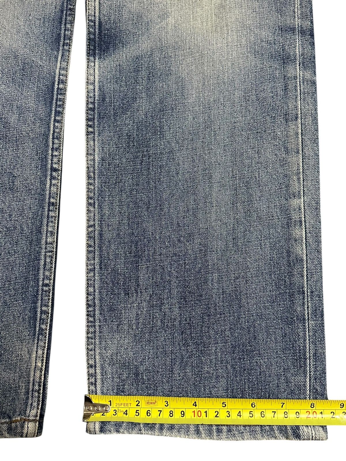 Levi's Vintage 90s Levis Blue Faded Wash Distress Style Loose Jeans Size US 32 / EU 48 - 17 Thumbnail
