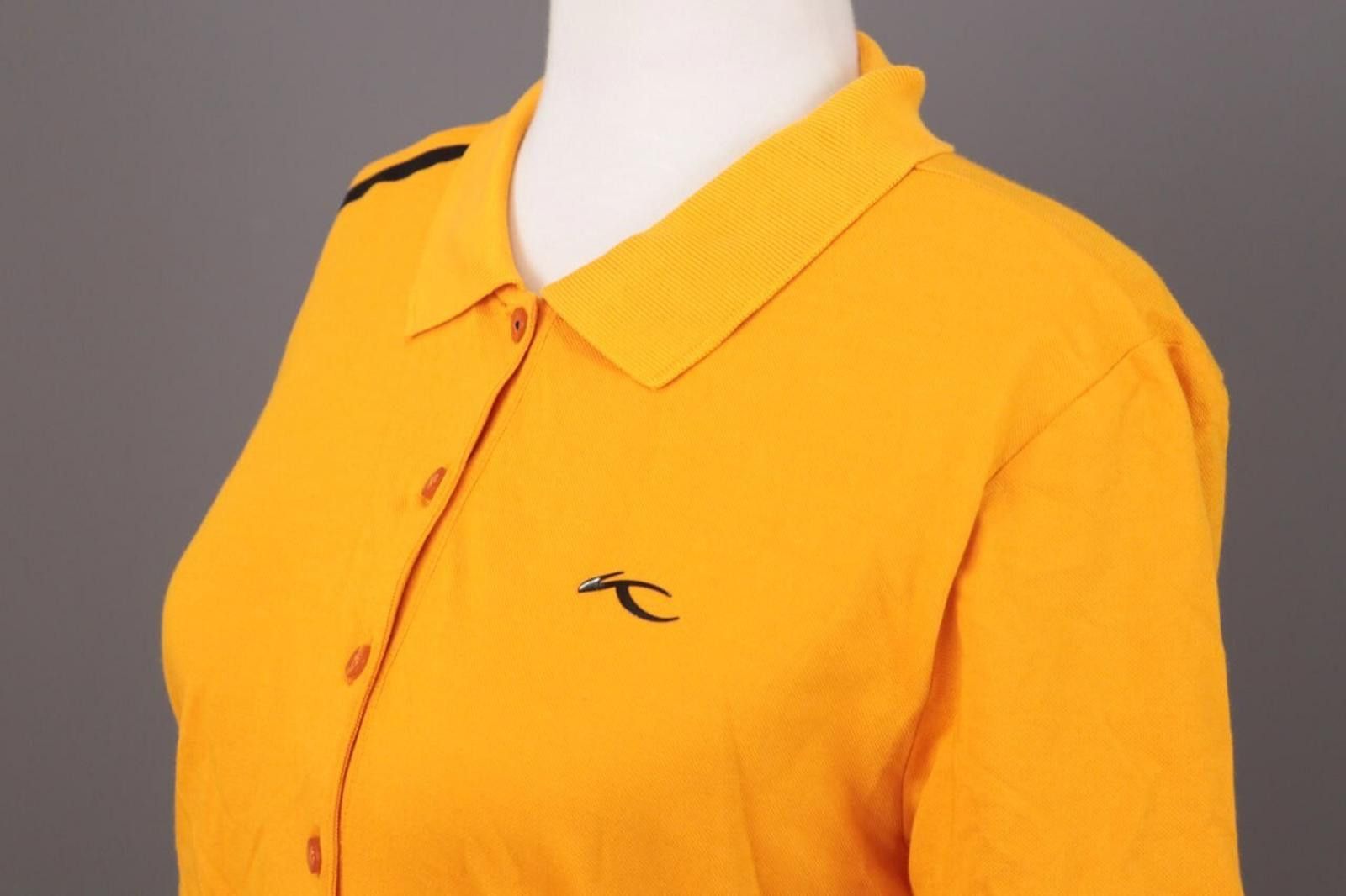 KJUS KJUS Systems Orange Short Sleeve Polo Shirt Size 42 / XL Size XL / US 12-14 / IT 48-50 - 9 Thumbnail