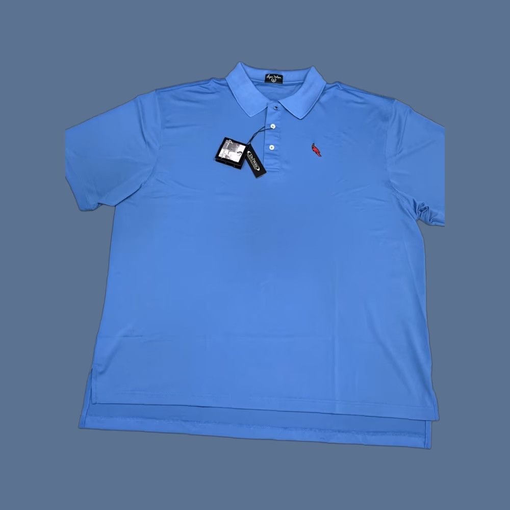 Vintage Byron Nelson Polo Shirt Mens 2XL Golf Cardinal Logo Sea Blue Puppy? Size US XXL / EU 58 / 5 - 1 Thumbnail