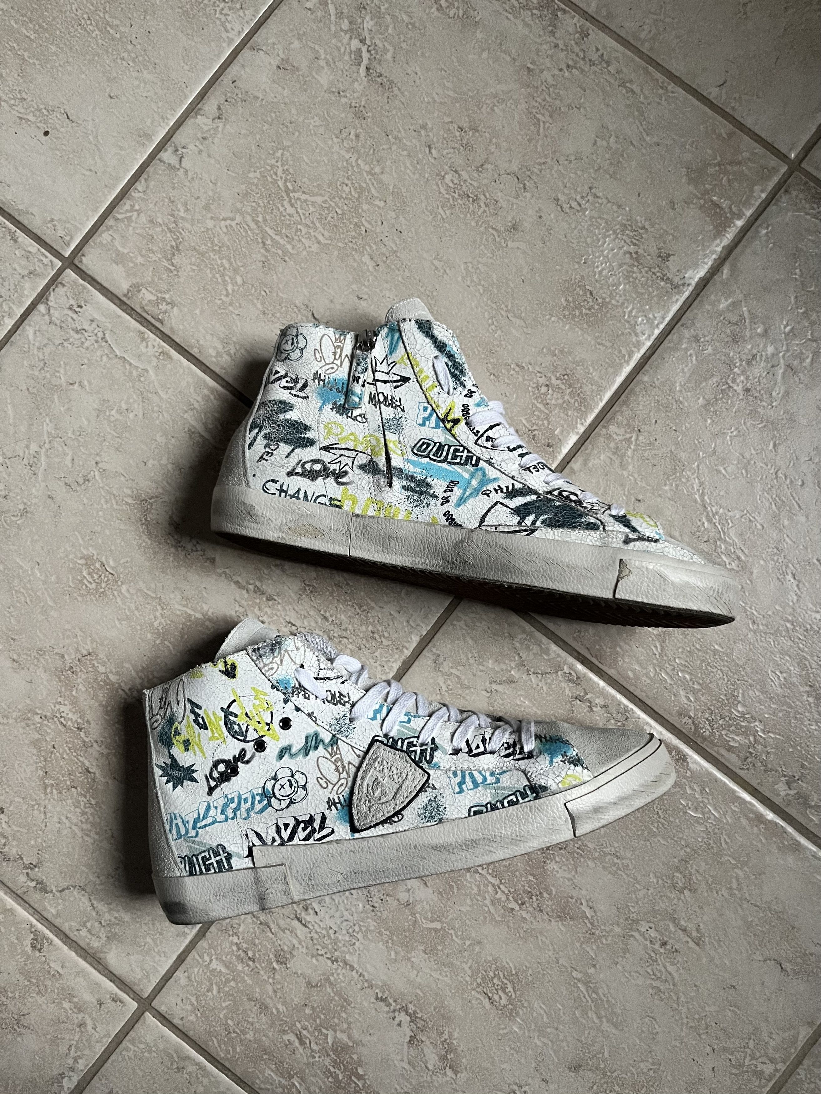 Philippe Model Philippe Model Graffiti Sneakers Size US 10 / EU 43 - 2 Thumbnail