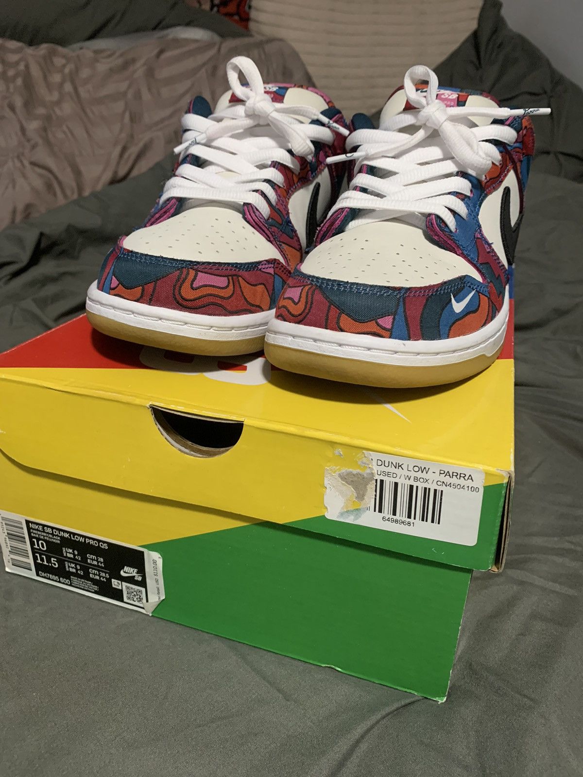 Nike × Parra Parra Nike SB Dunk Low Abstract Art (Size 10) Size US 10 / EU 43 - 5 Thumbnail