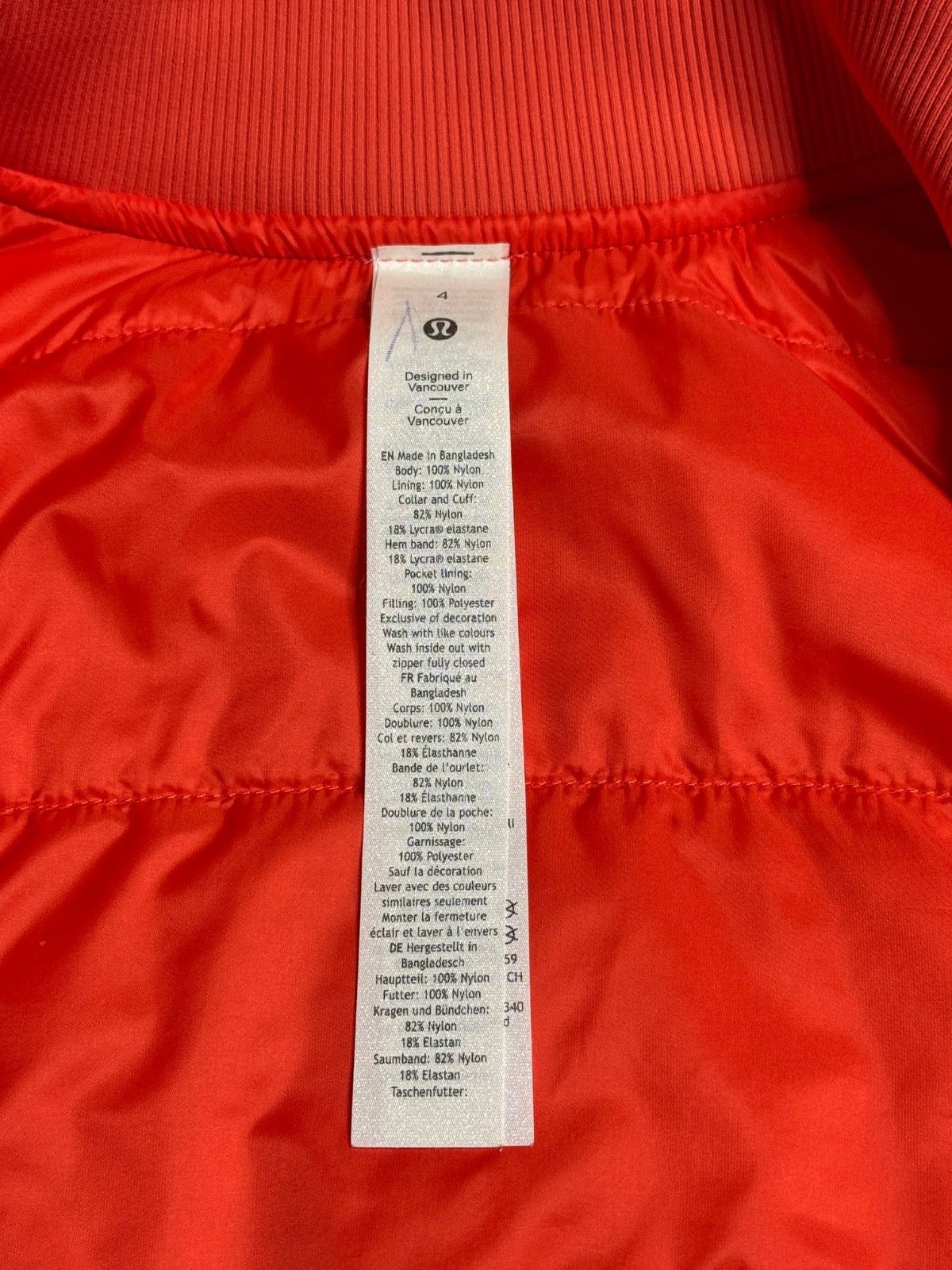 Lululemon Lululemon women's nylon bomber 4 Size M / US 6-8 / IT 42-44 - 7 Thumbnail