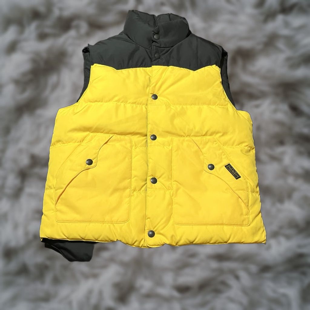 VINTAGE Polo Ralph Lauren Men Puffer Vest Reversible Ski Pattern